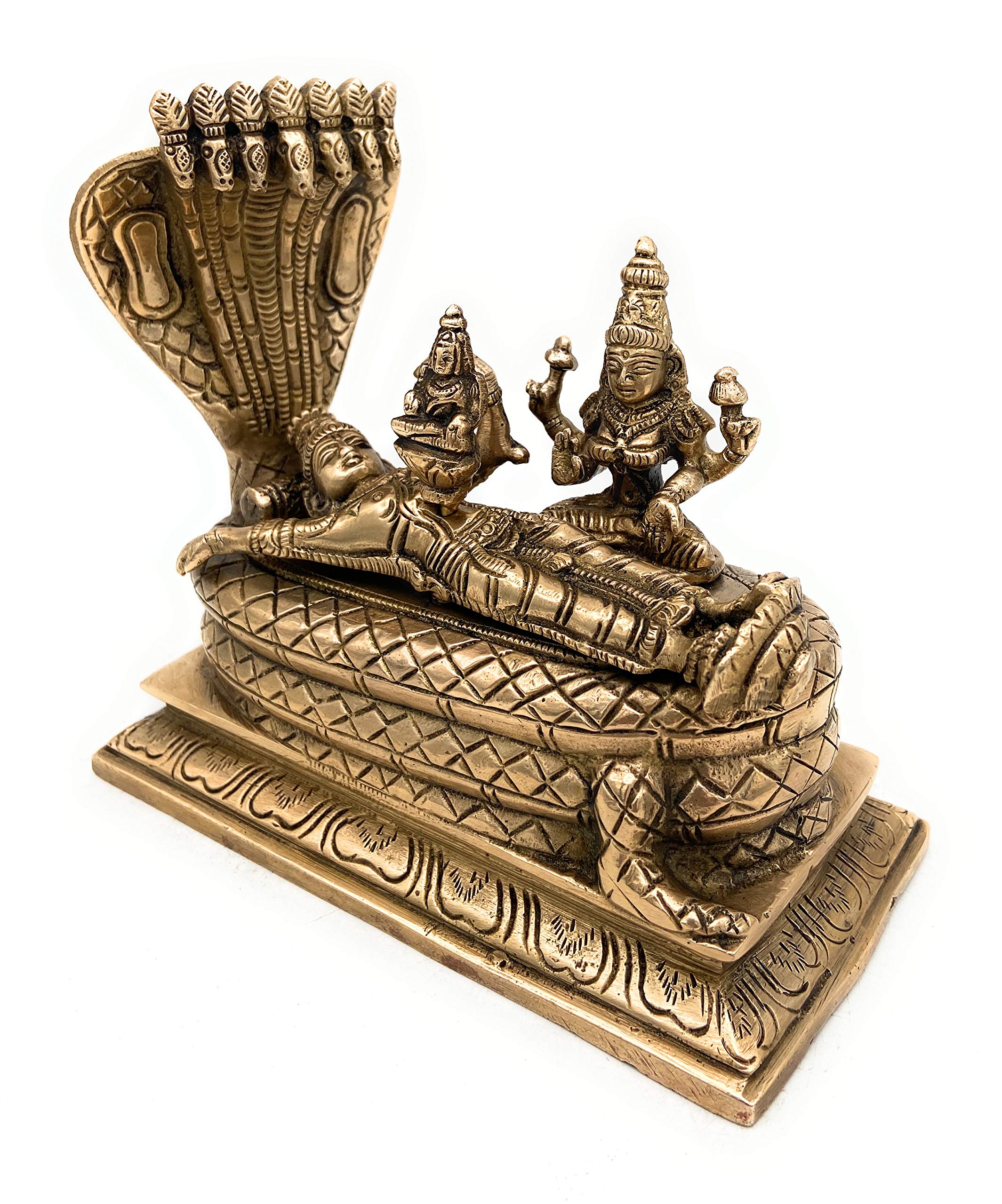 Buy Bhunes Brass Vishnu Idol Lord Vishnu Vishnu Idol Brass