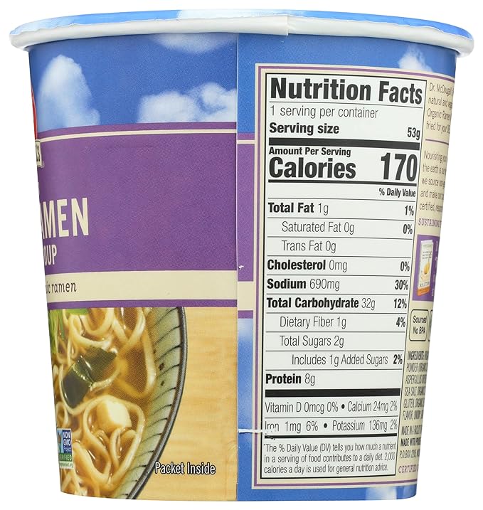 Dr. McDougall's Sopa Miso con Fideos 6x1.9 oz miniatura 3