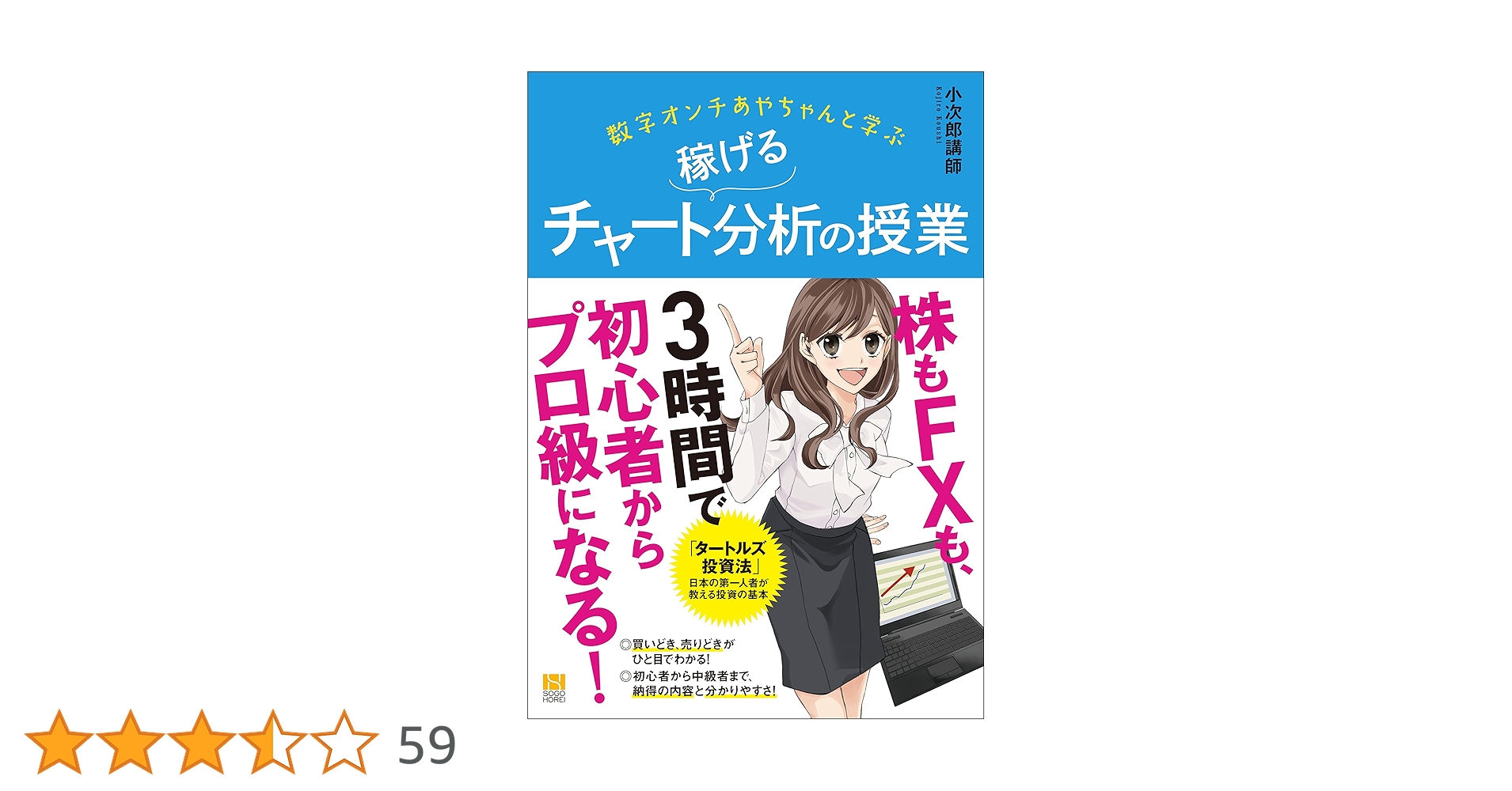 数字オンチあやちゃんと学ぶ 稼げるチャート分析の授業 | 小次郎