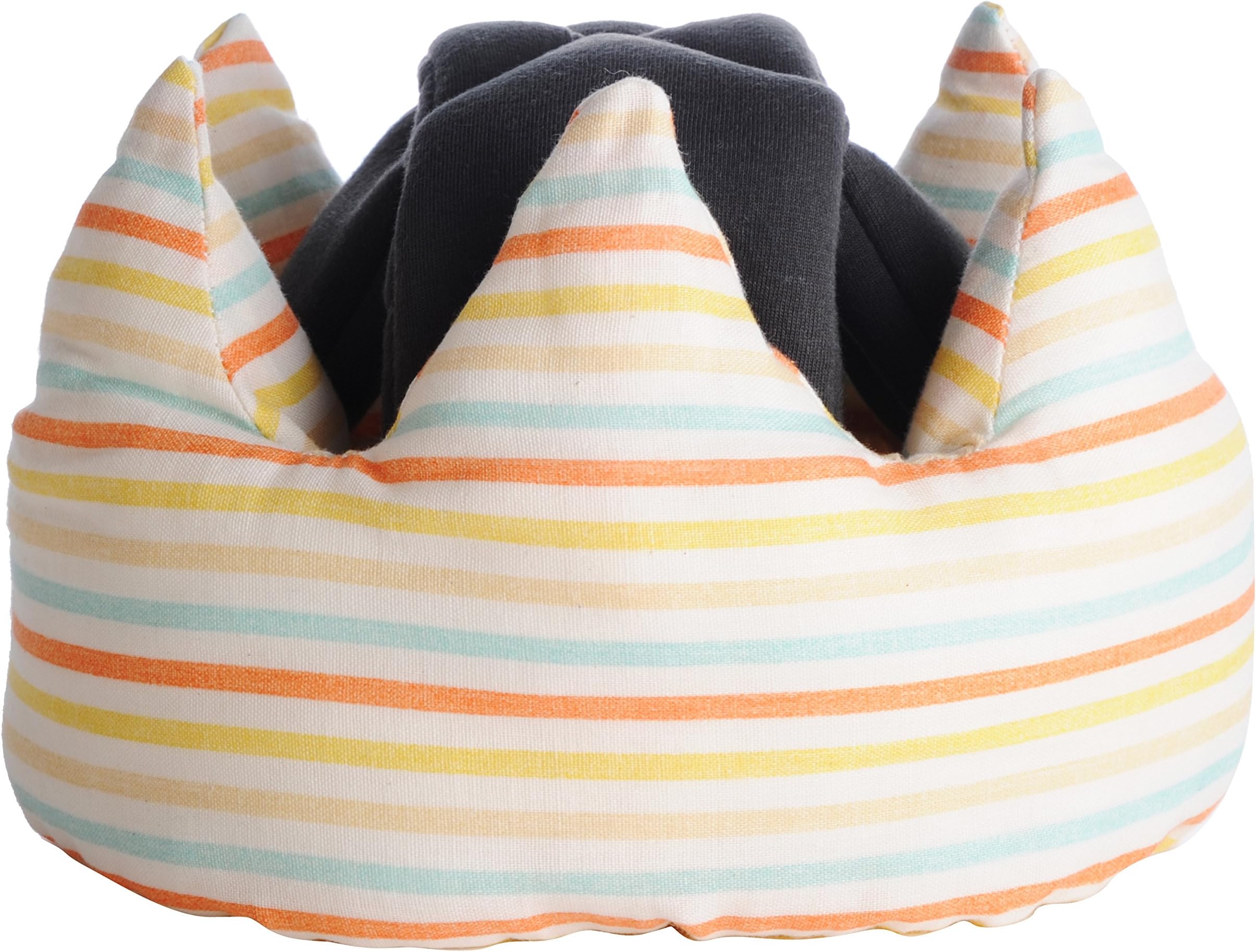 Angerolux Crown Baby Helmet for Crawling and Toddling Yellow Border Made in Japan