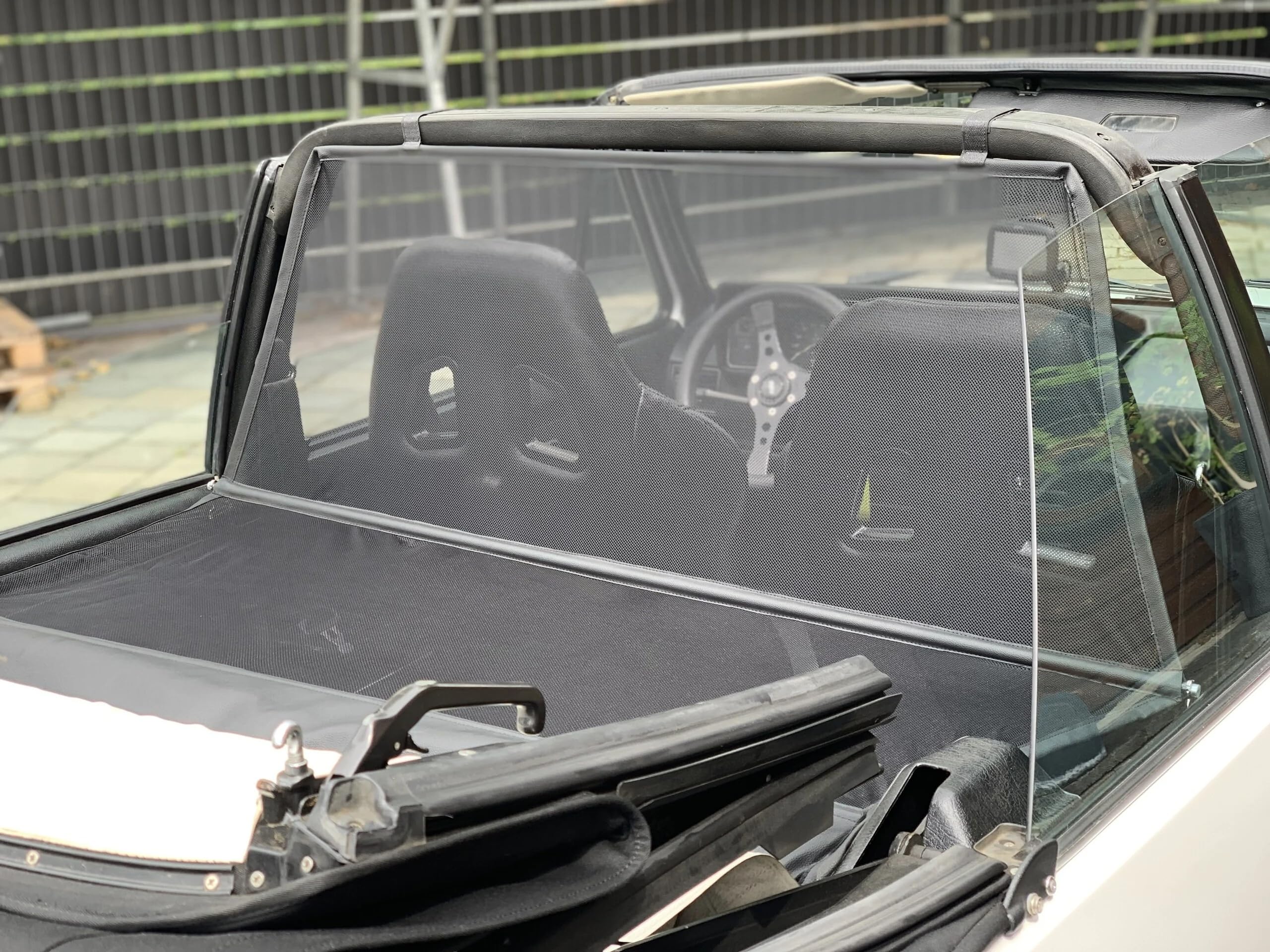Windschott für VW Golf 1 1979-1993/Golf 3 1991-2002 - Schwarz | Windabweiser | Windblocker | Wind Deflector - Tief-Tech