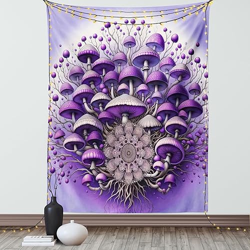 Miniatura 232 de Ambesonne Tapiz de naturaleza, silueta de oso salvaje en el bosque de la selva en la noche oscura, ilustración para colgar en la pared para Verde