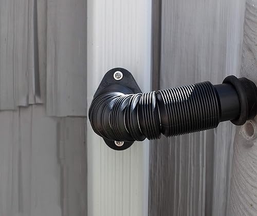 Miniatura 6 de Tanque recolector de agua de lluvia, Good Ideas, Rain Wizard, con válvula desviadora, de 50 galones, Caqui