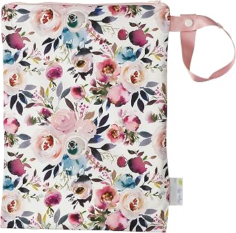 Itzy Ritzy Sealed Wet Bag with Handle Designed for Travel, Swimsuits, Cloth Diapers, Gym Clothes & Toiletries