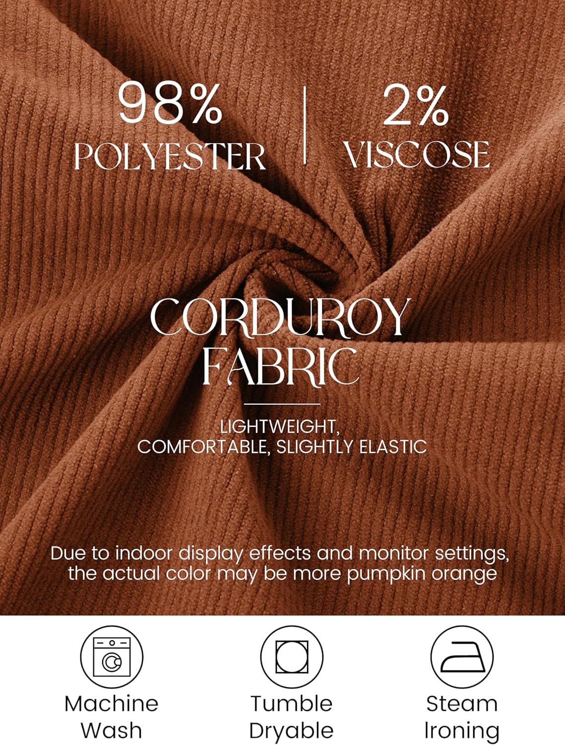 Kate Kasin Women Corduroy Skirt Mini Pencil Skirt Elastic High Waist Skirt with Pockets 2025 - Image 4