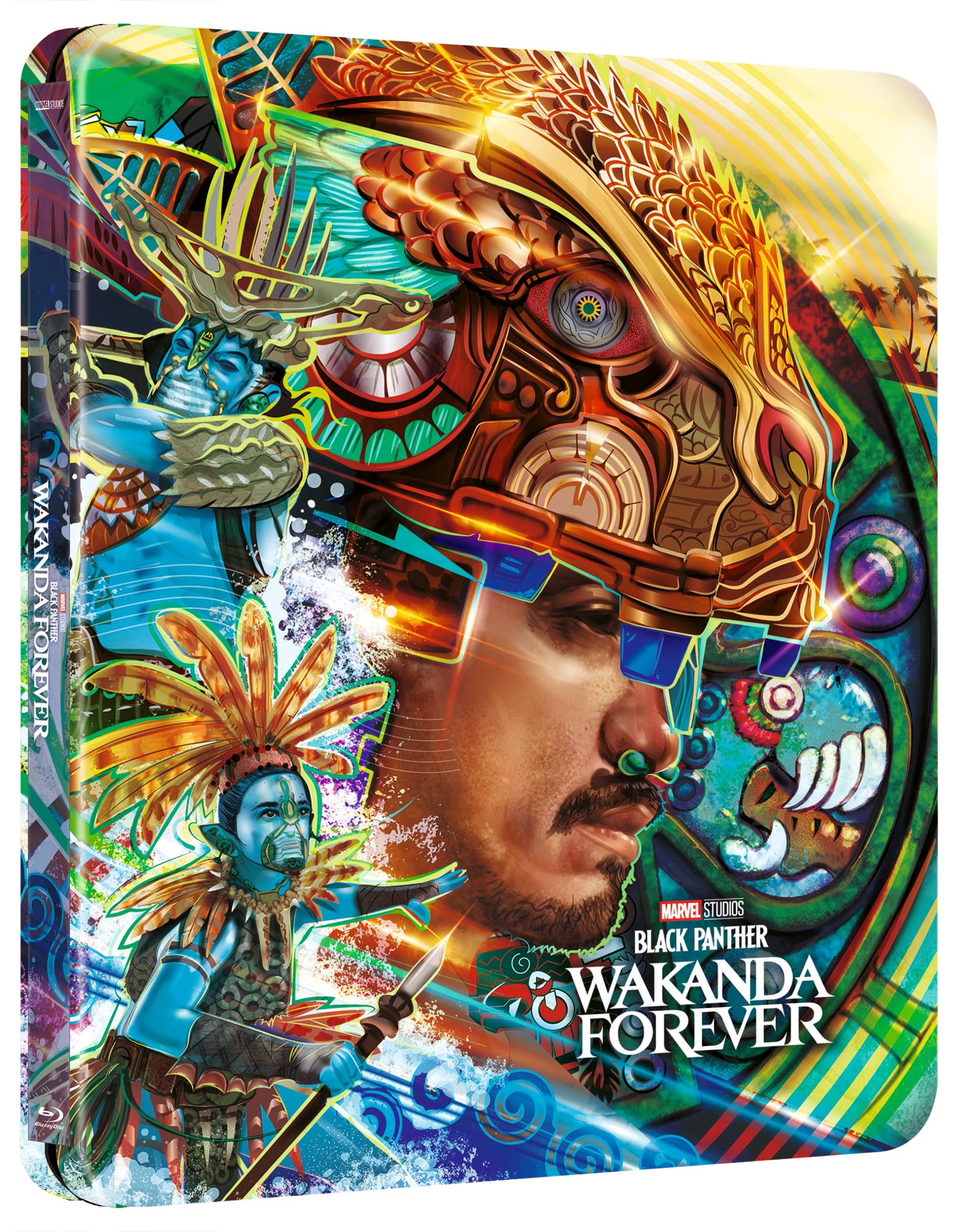 Chayoo Black Panther - Wakanda Forever - 4K (Bd 4K + Bd Hd) Steelbook Talokan + Poster [Region Free] [Blu-ray]