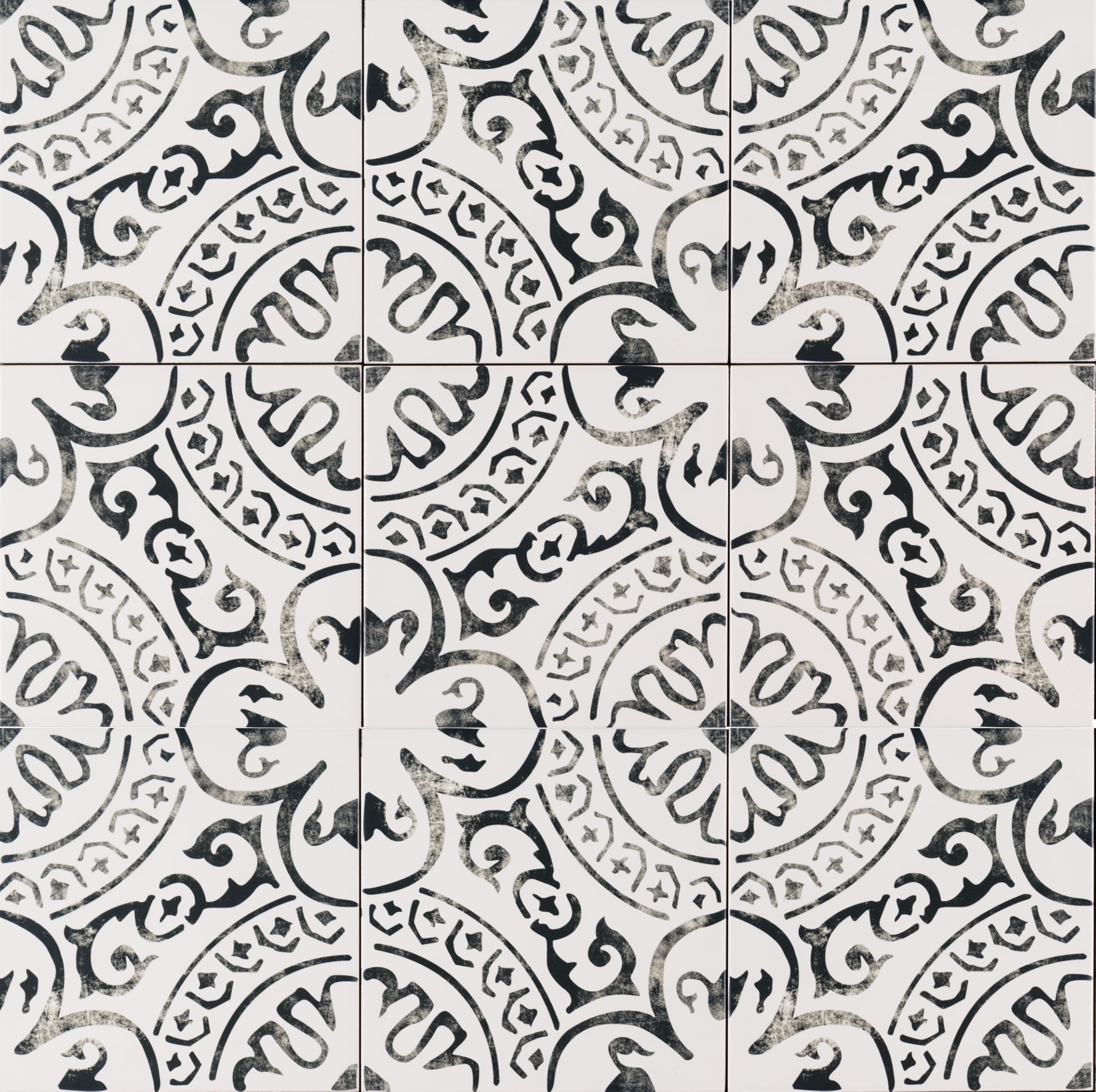 MSI La Paloma Encaustic 8 in. x 8 in. Glazed Porcelain Wall and Floor Tile for Bathroom, Kitchen Backsplash, and Countertop