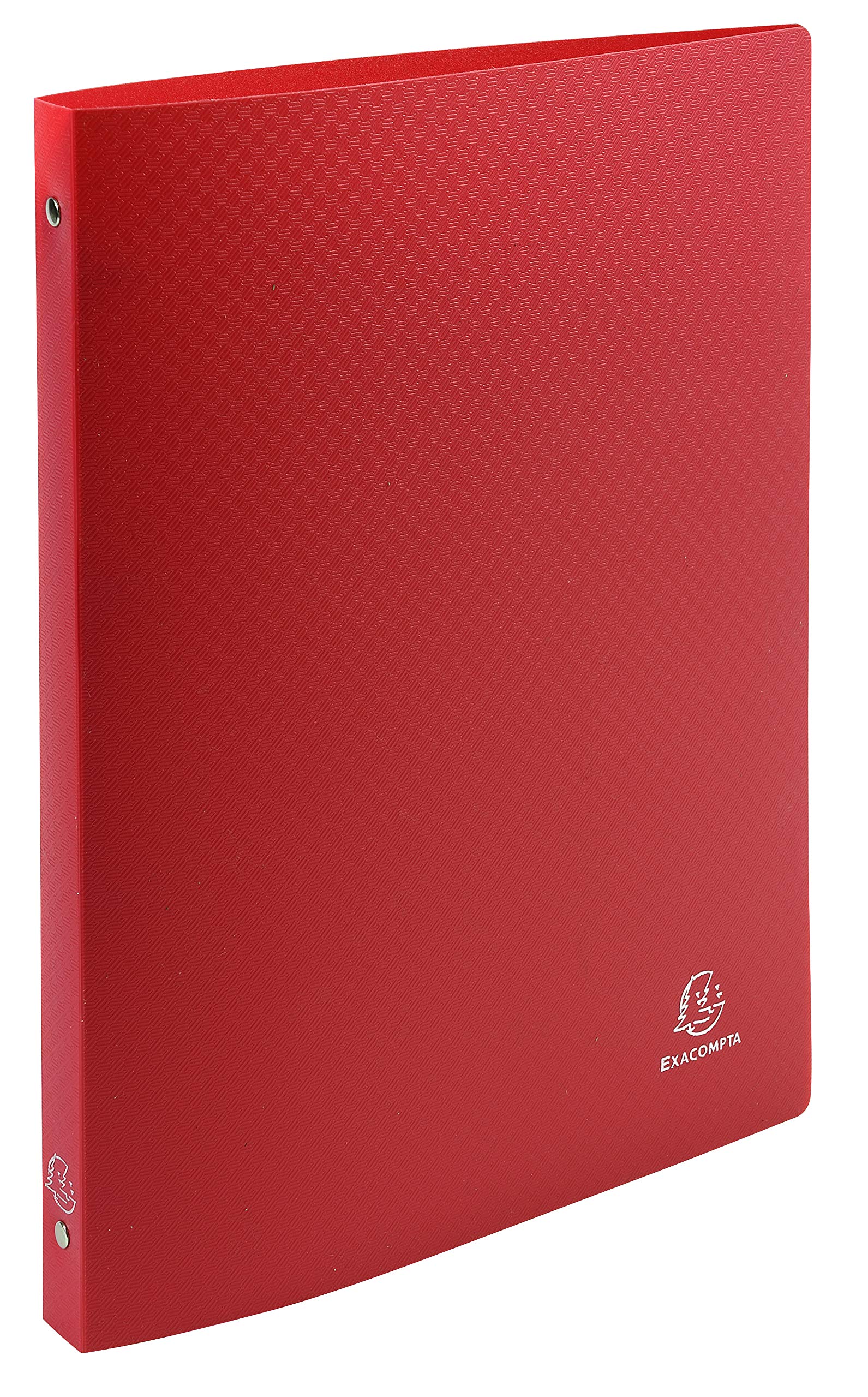 Exacompta - ref. 51195SE - Set of 5 OPAK flexible binders - 4 round rings, diameter 15 mm - Spine 20 mm - External dimensions: 32 x 25 cm - A4 file format - Colour: red