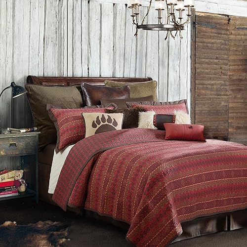 Miniatura 2 de Paseo Road Rushmore - Juego de edredón de 3 piezas con fundas de almohada, tamaño súper Queen, ropa de cama reversible de algodón de lujo, estilo