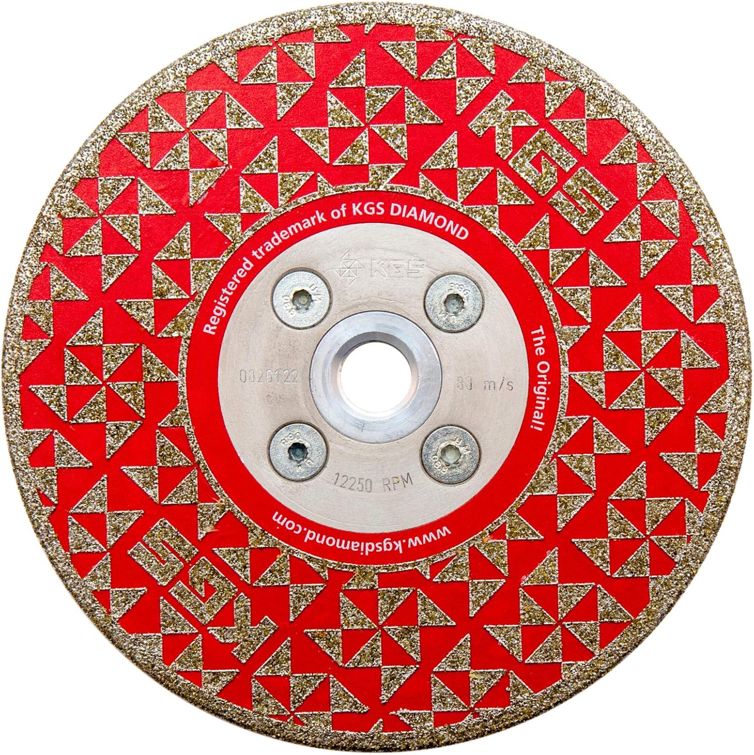 KGS Swiflex Cobra electroplated diamond (doubled sided) cutting and grinding blade Ø 5 inch