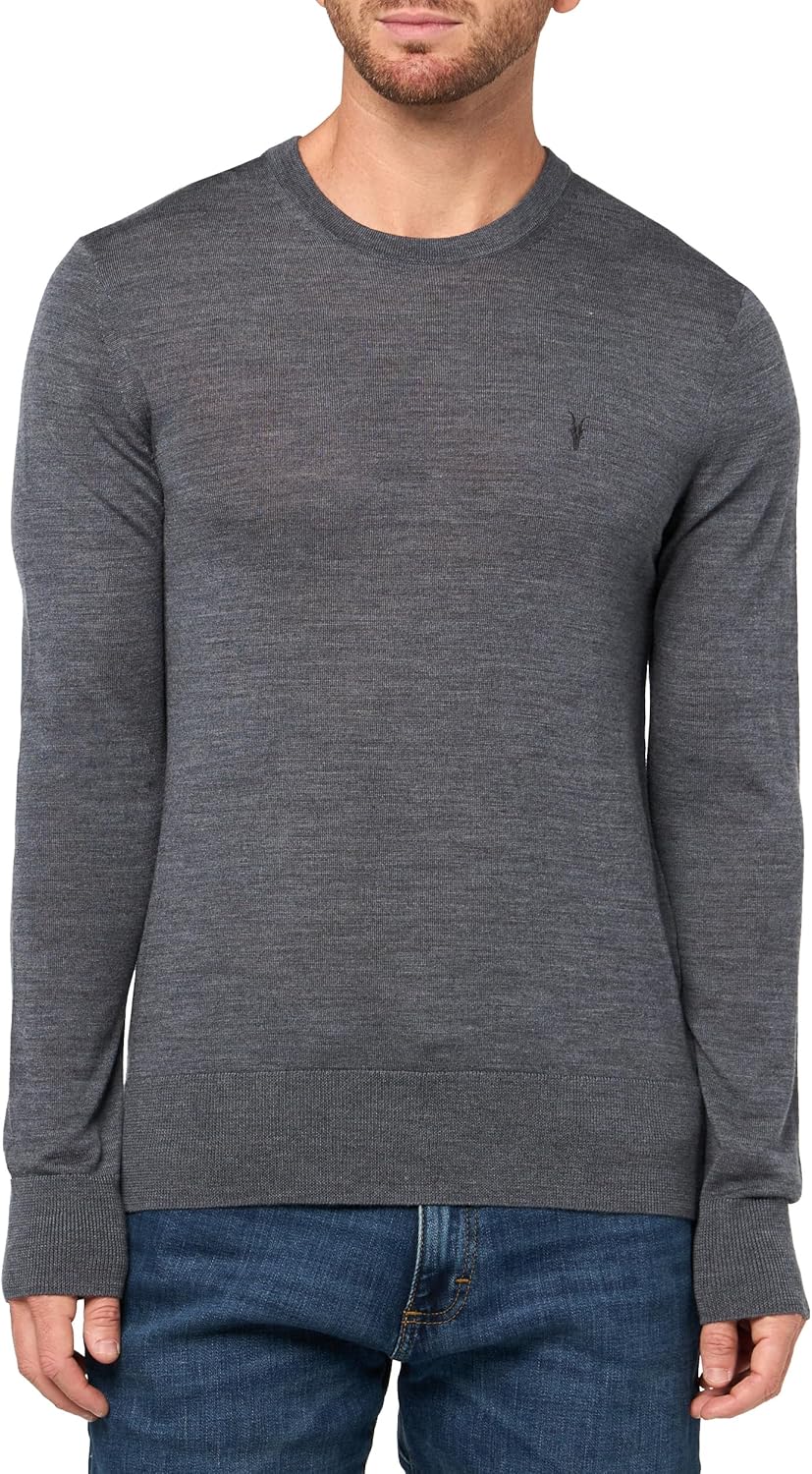 Allsaints Men's Mode Merino Crew Neck Sweater