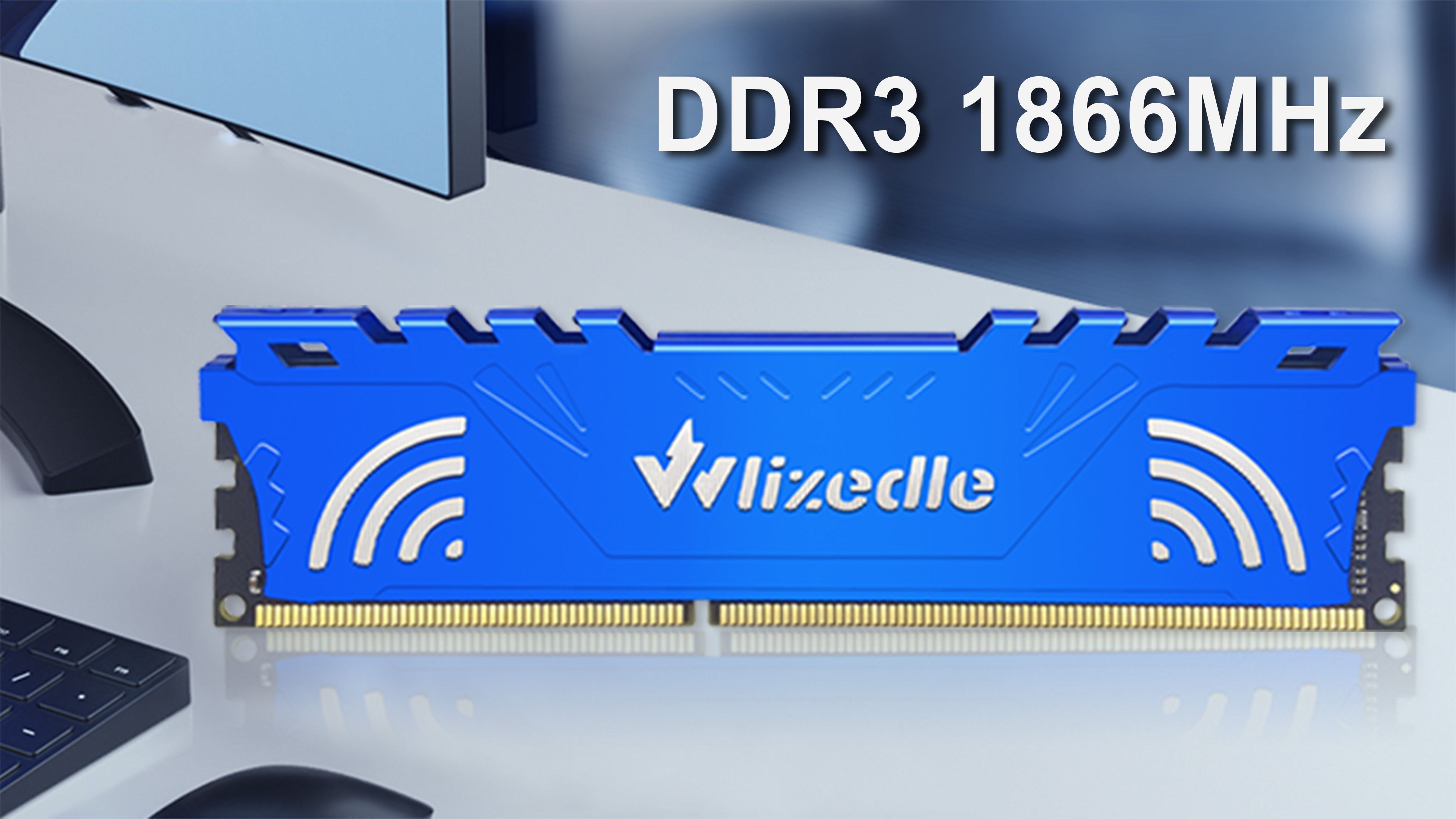 Watch Wlizedle DDR3 1866MHz DIMM RAM - Blue on Amazon Live