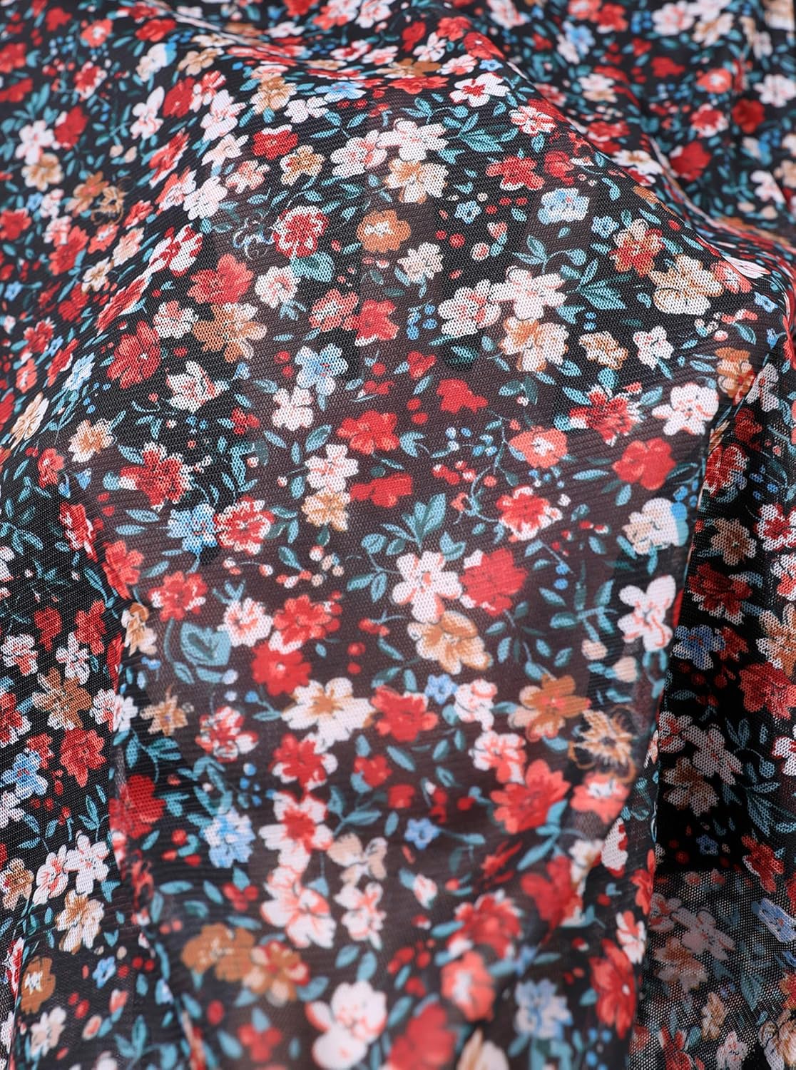 Avanova Women's Mesh Slit Split Long Skirts High Waisted Sexy Summer Maxi Skirts - Image 7