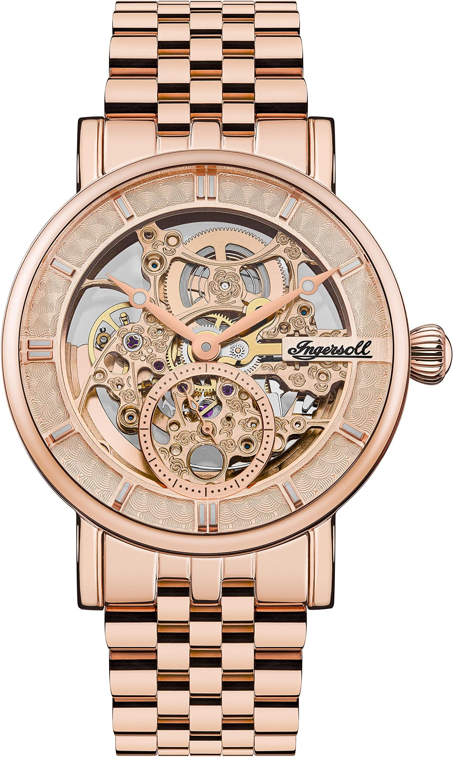 Ingersoll Herald Mens Analog Automatic Watch with Stainless Steel Bracelet I00411