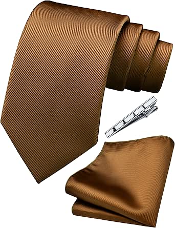Set Da Uomo Con Papillon Pre-legato E Fazzoletto Da Taschino – Branduce, Arancione