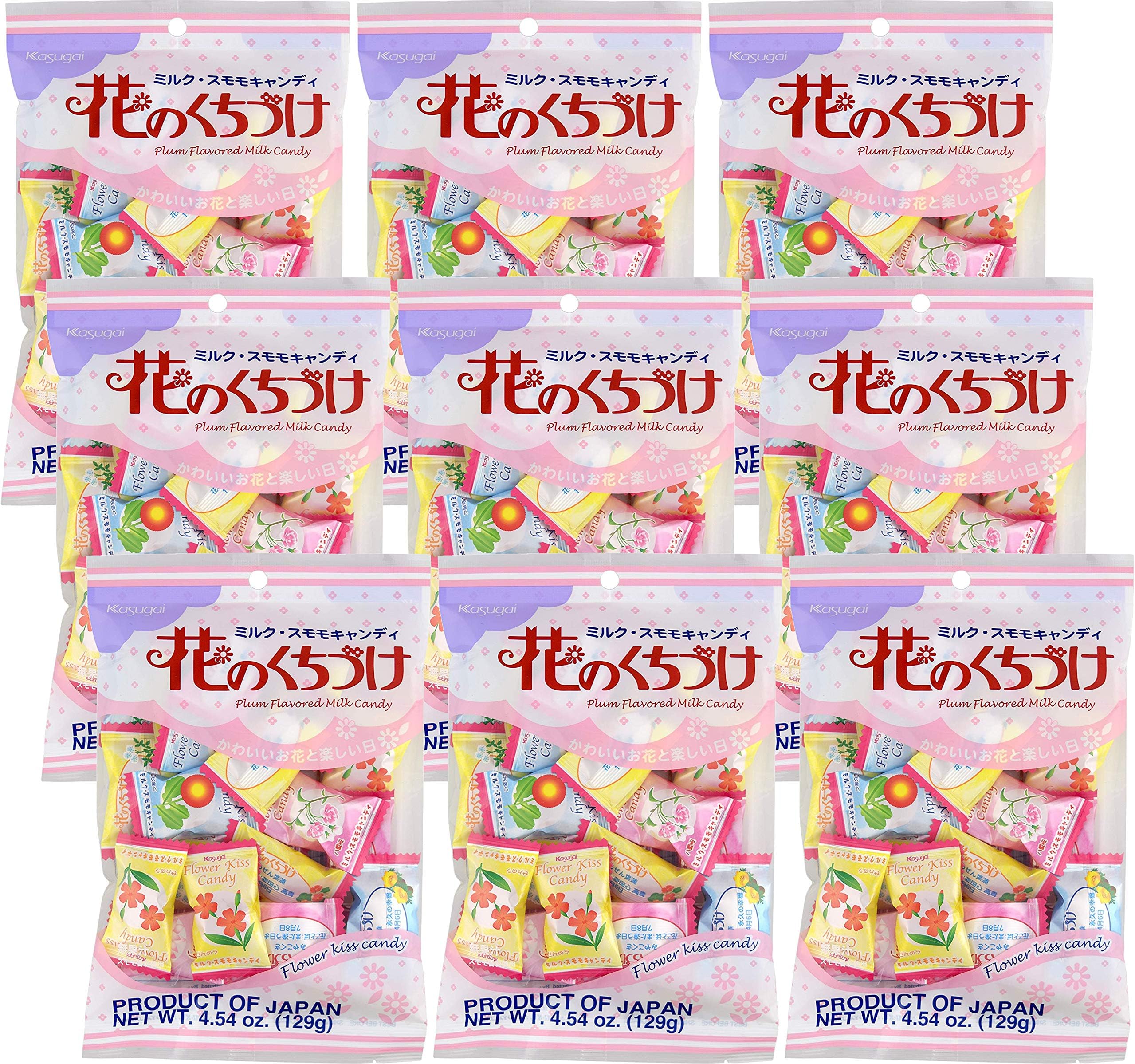 Kasugai Hana no Kuchizuke Candy 4.54oz (9 Pack)