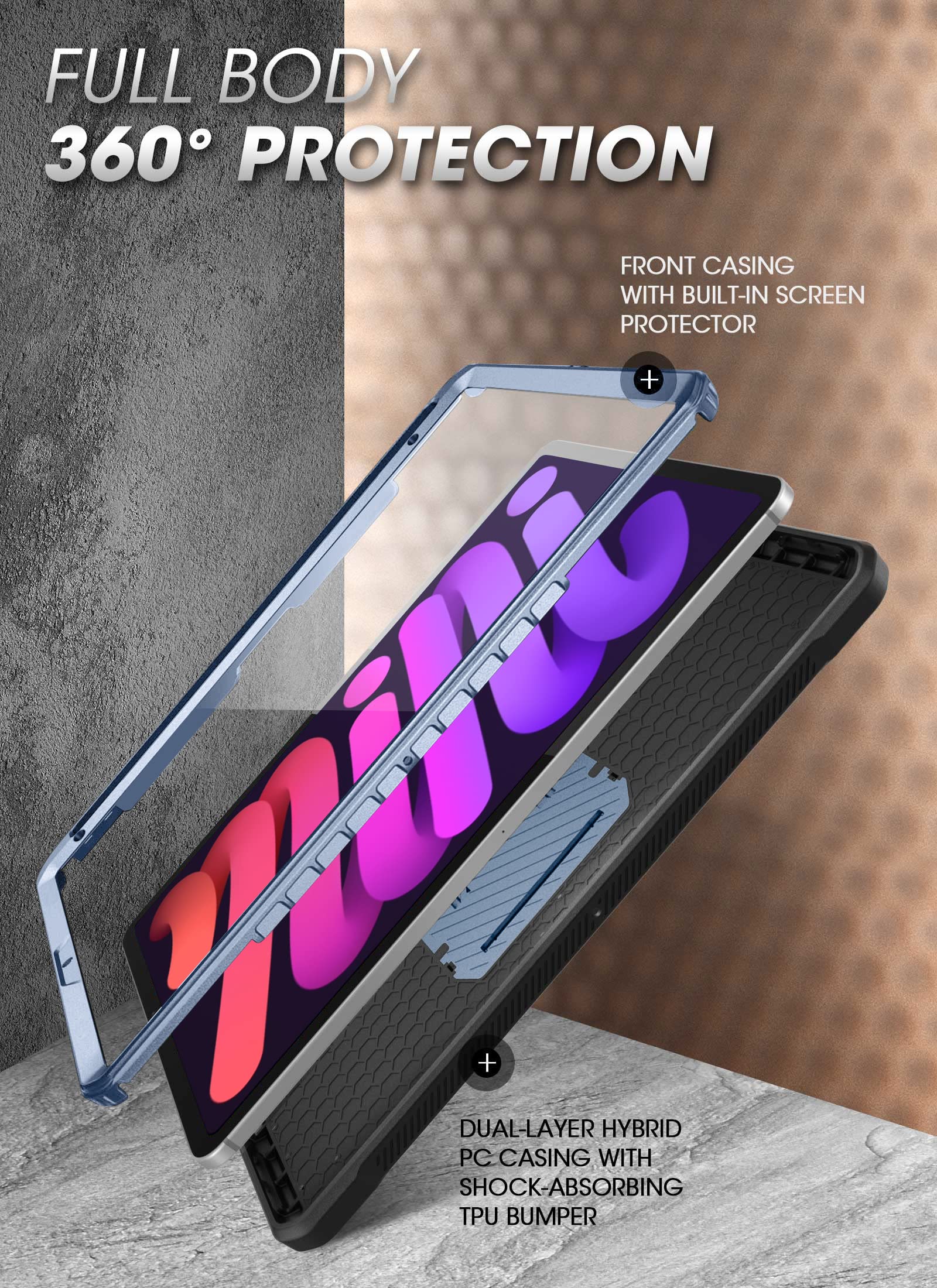 SUPCASE Funda Para IPad Mini 7 A17 Pro 2024 (UB Pro