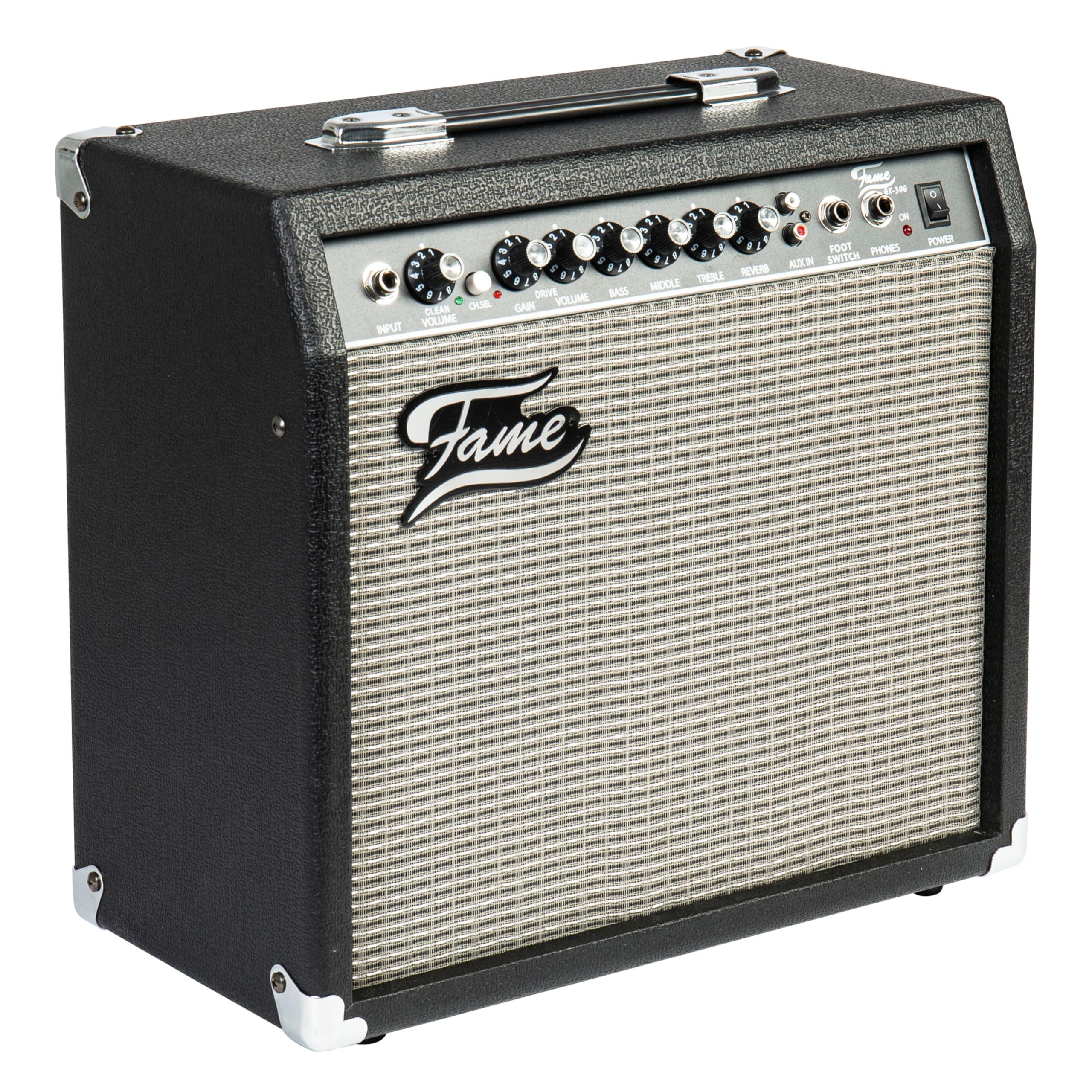 Fame GX-30 Combo Gitarrenverstärker mit 30 Watt Leistung