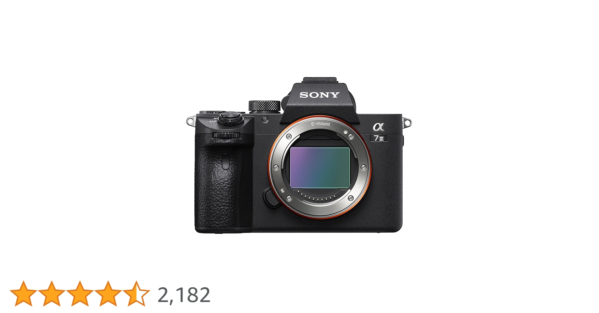 Advanced 24.2MP full-frame mirrorless Sony a7 III camera