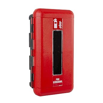 Firechief FCSSC Cabinet, Single Extinguisher, Small, Red