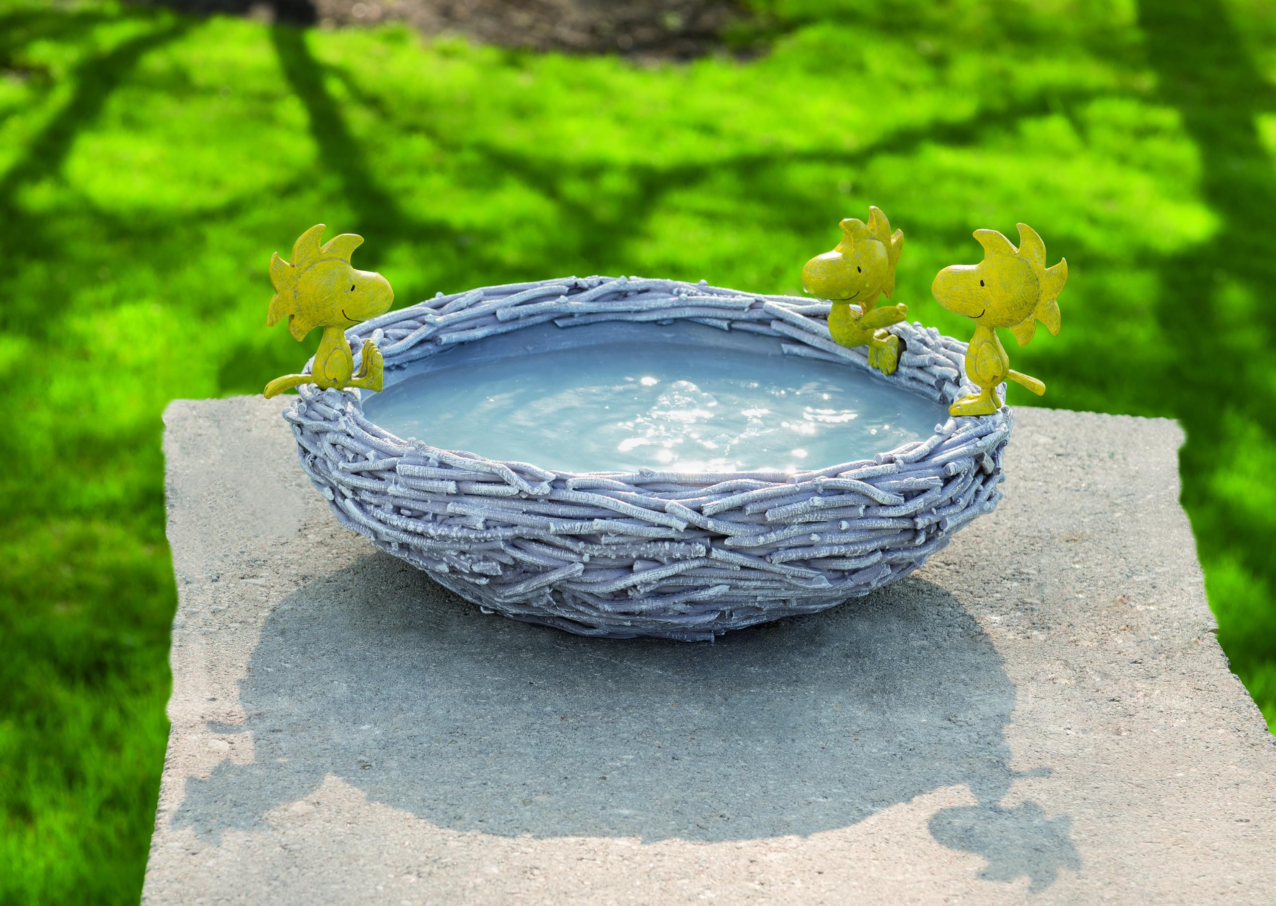 Roman Giftware Inc, Peanuts Woodstock Bird Bath, Garden, 6.25" H-image-25