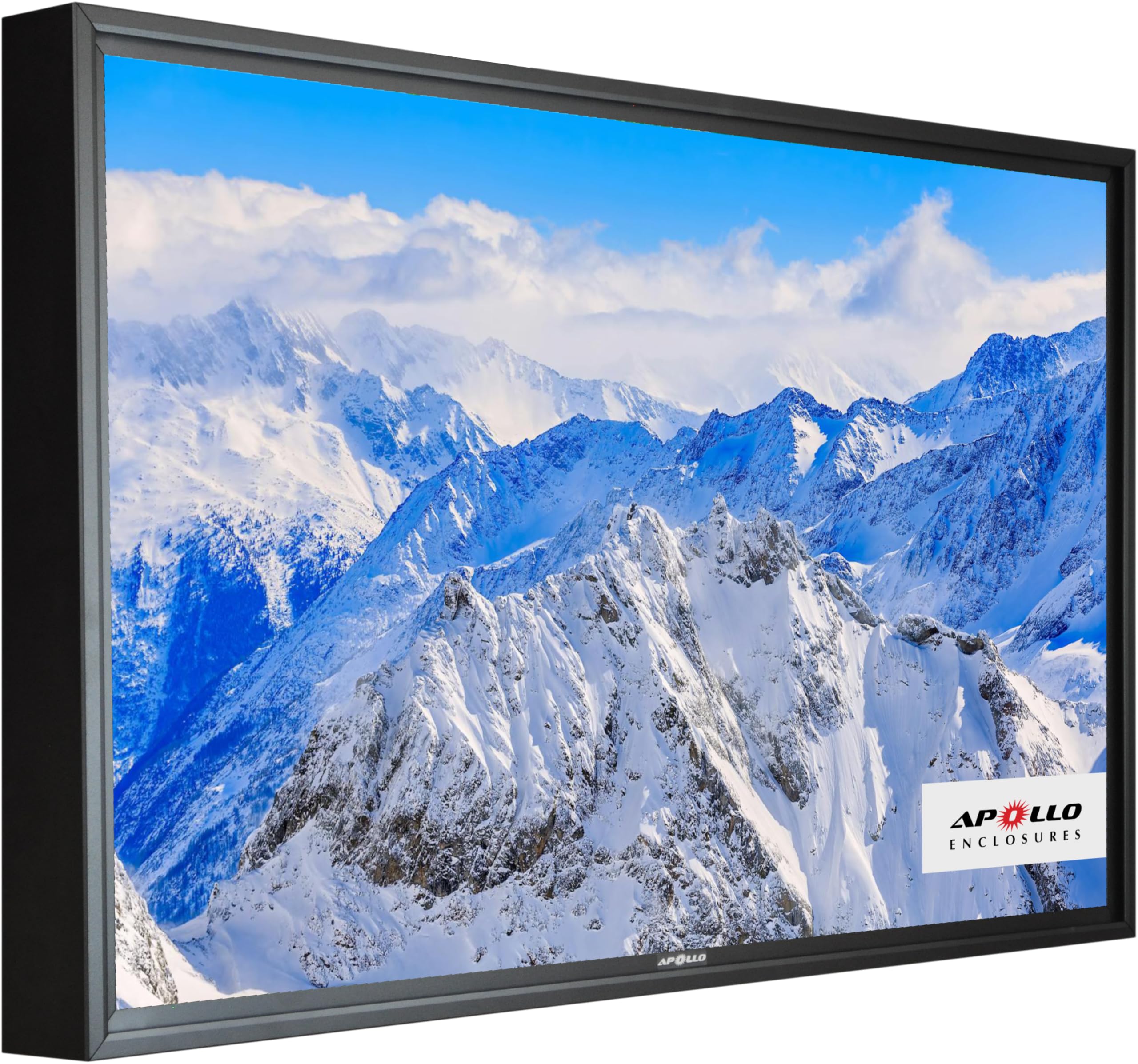 55 in. Outdoor TV Enclosure in Black