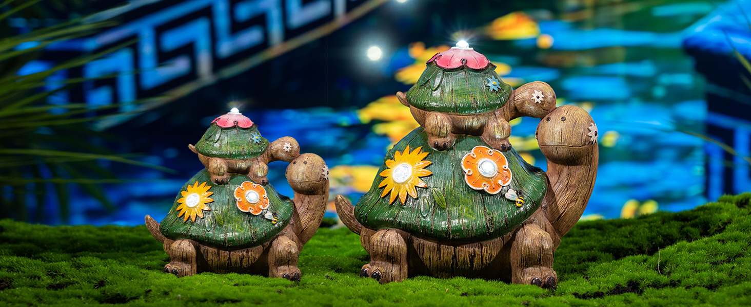 Amazon.com : TERESA'S COLLECTIONS Garden Decor, Turtles Garden