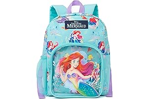 Kids The Little Mermaid Backpack, Ariel Sea Blue Rucksack