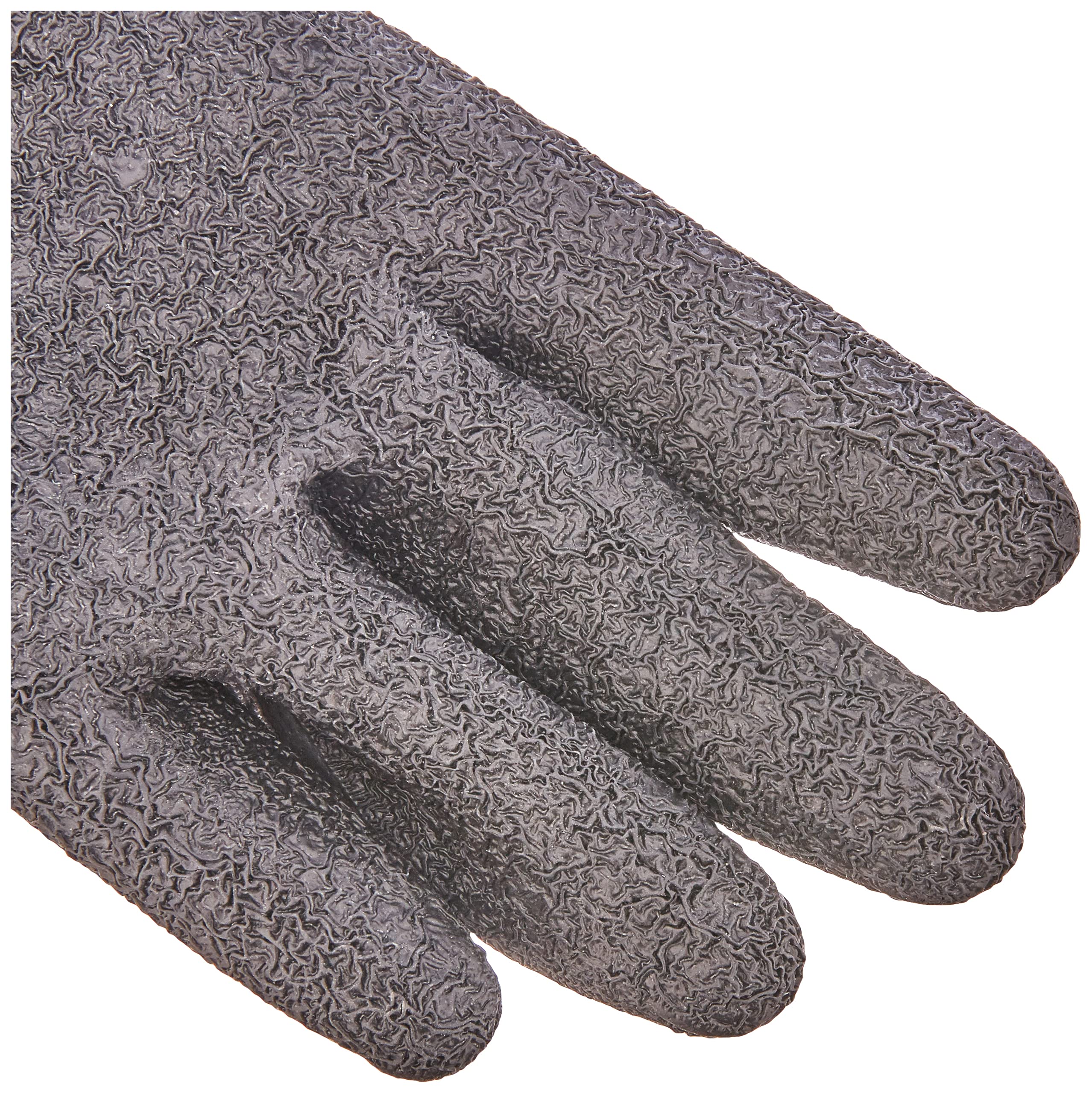 Nitras Nylotex 3520 Nylon-Latexhandschuhe Arbeitshandschuhe 12 PAAR Größe 10 (XL), Grau/Schwarz, 4er Packung