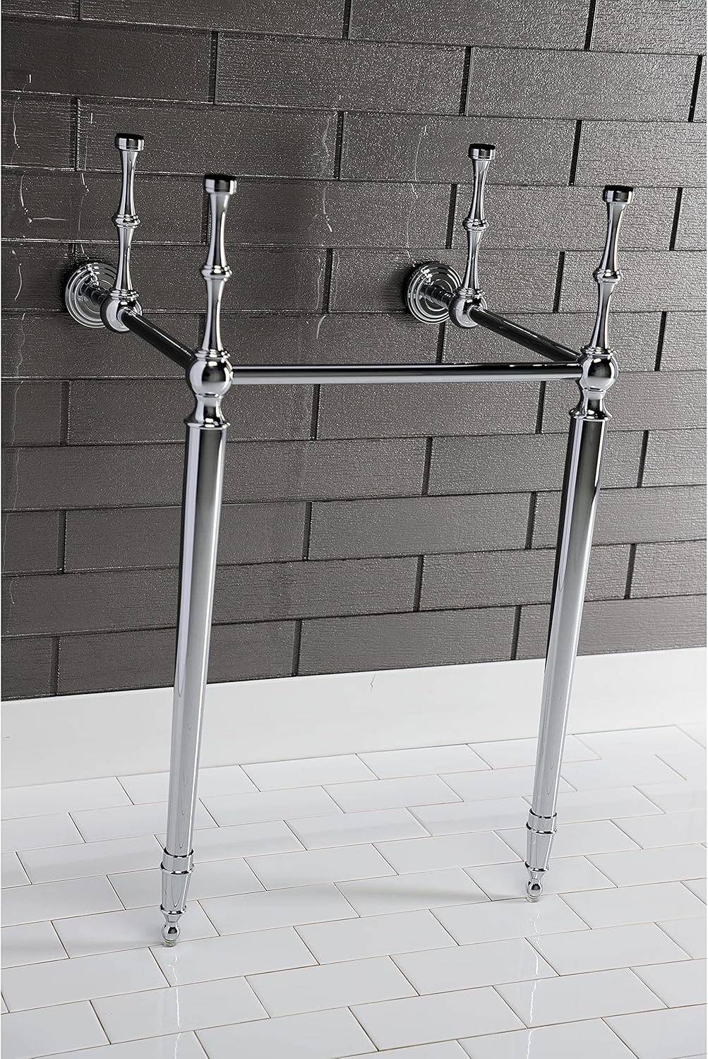 Kingston Brass VPB30161 Edwardian Brass Console Sink Legs, Polished Chrome