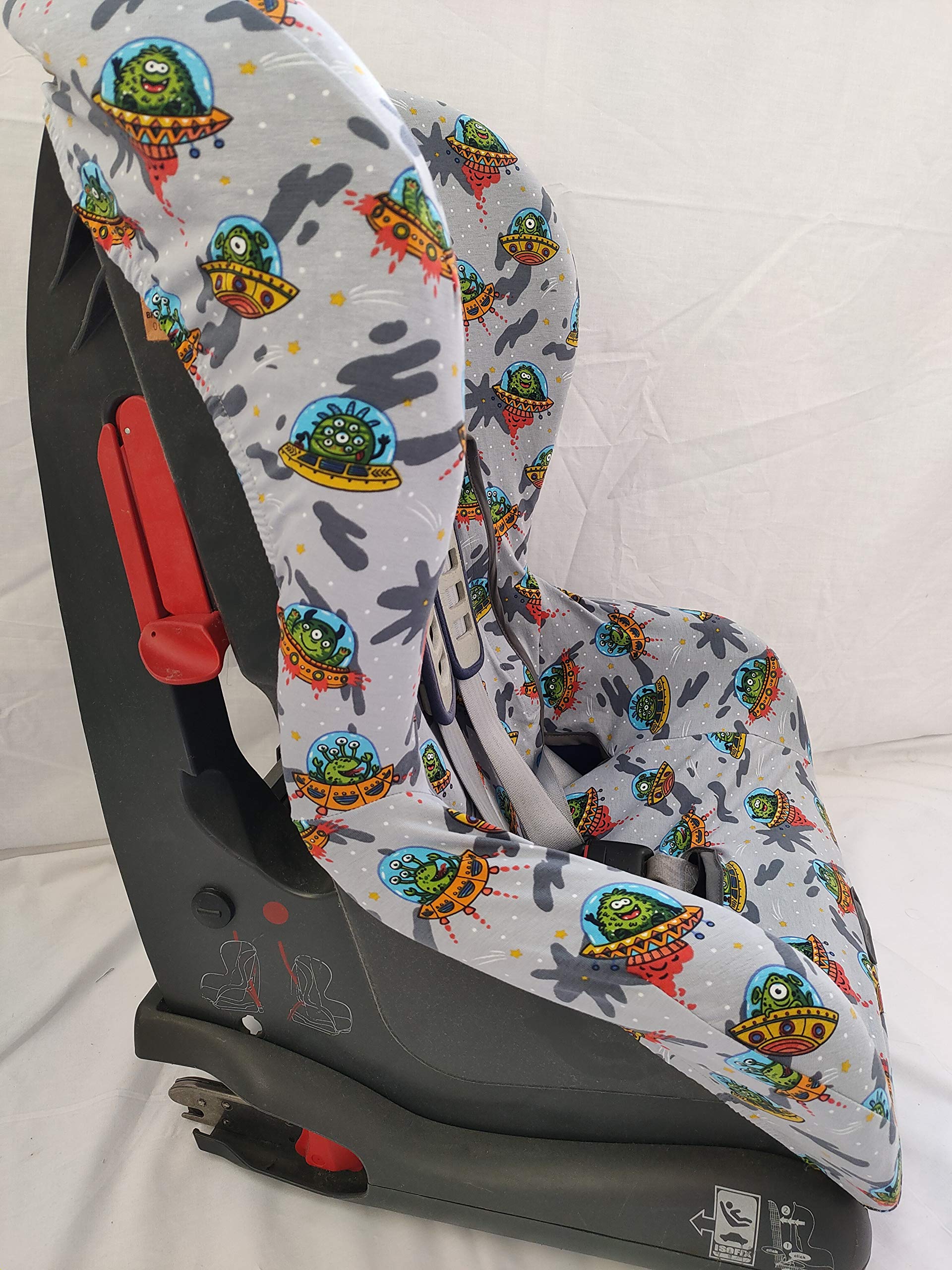 moon-bebe Funda Universal para Silla de Coche Grupo 1-2-3 (Gris)