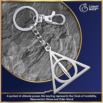 Official Licensed Harry Potter Keyring Keychain (Deathly Hallows)