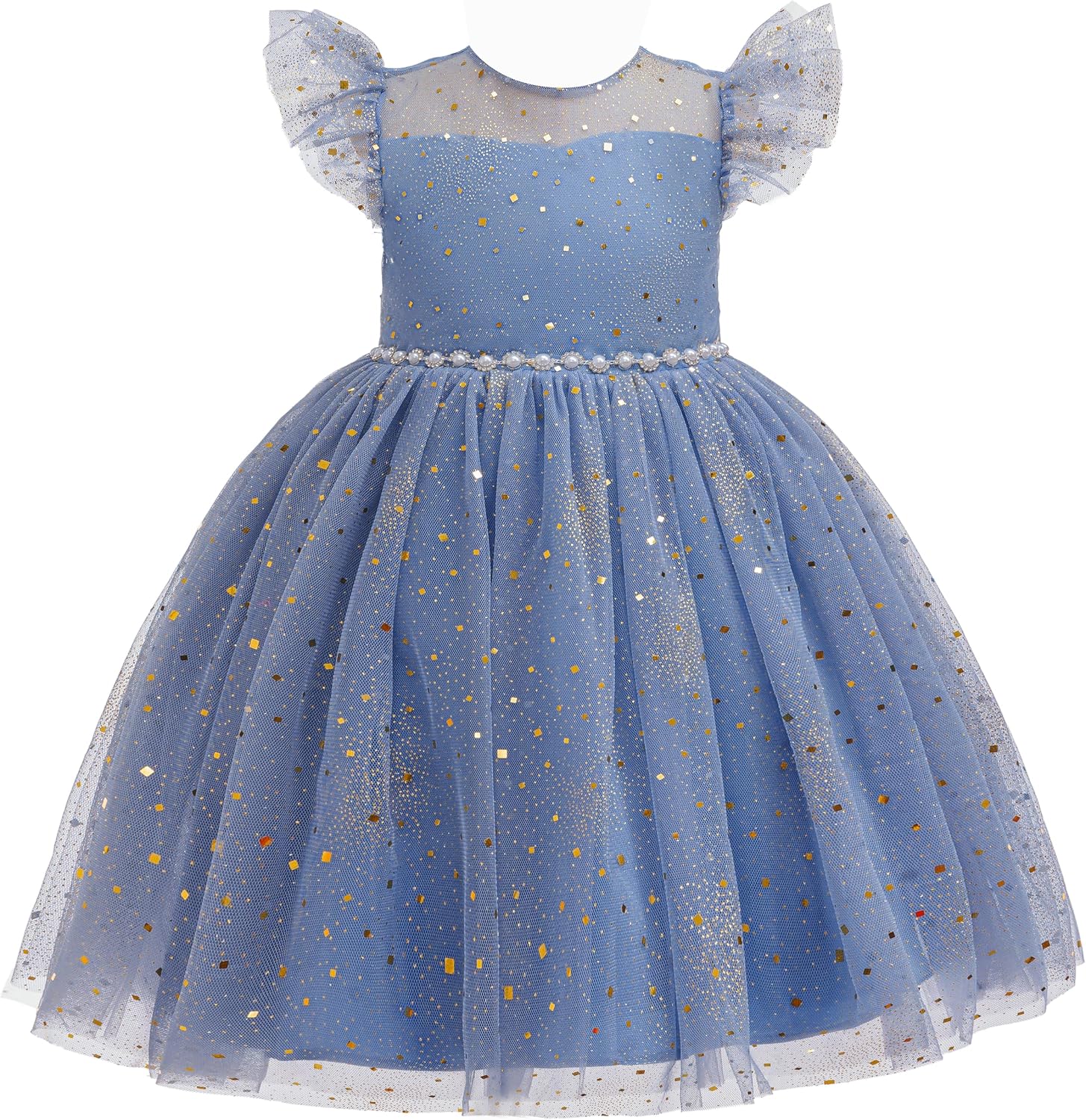 Girls Sequin Formal Dress Kids Fancy Sparkly Pageant Party Birthday Prom Princess Ball Gown Dresses for Girls