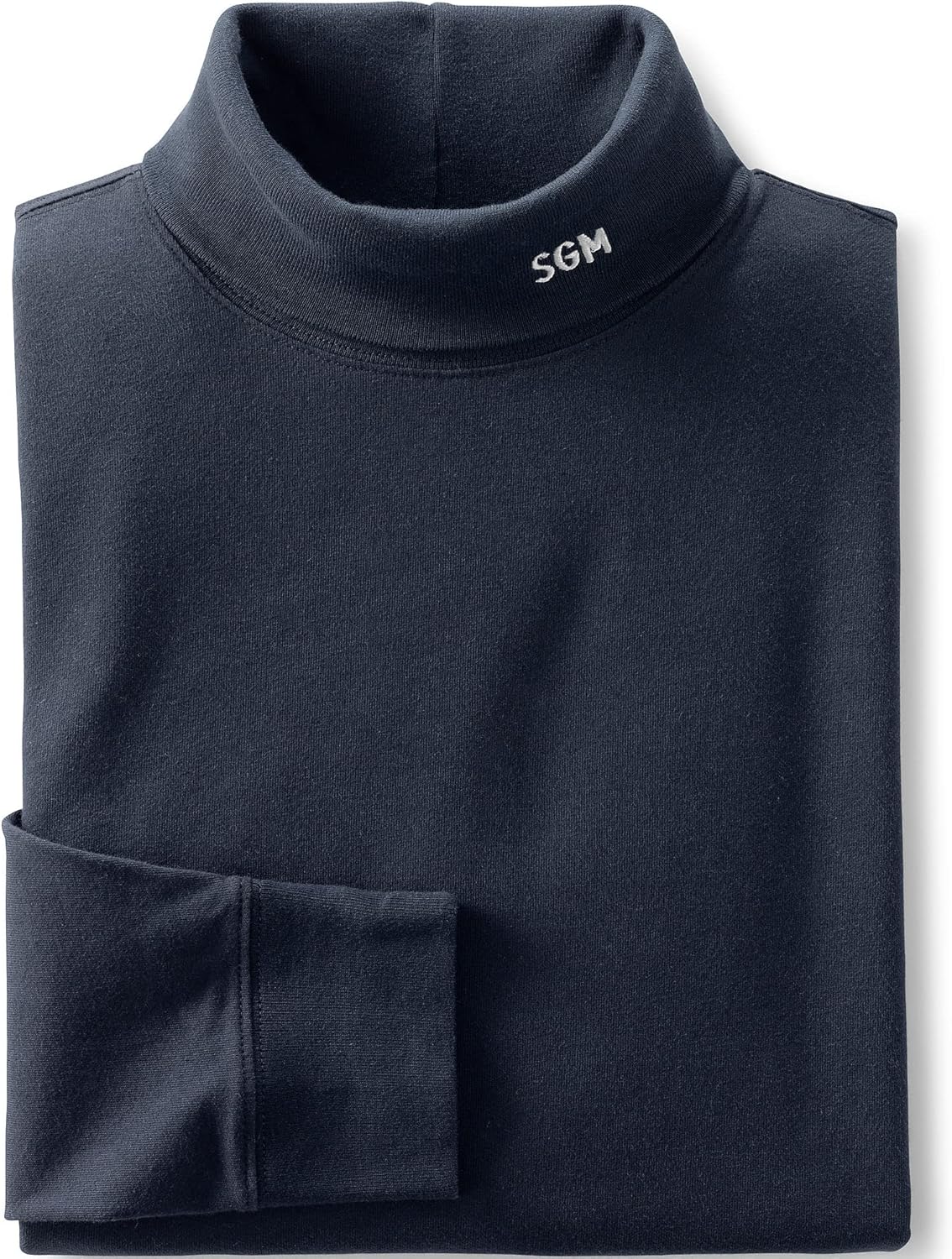 Lands' End Men's Super-T Cotton-Blend Turtleneck Shirt - Image 4