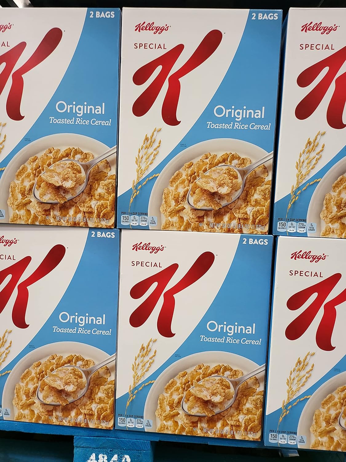Kellogg's Special K 38oz Two Bag Value Box - Original Flavor