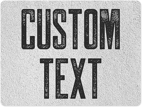 Miniatura 325 de Letrero Personalizado, Letrero de Calle Personalizado, 11 Colores de Fuente, 13 Estilos de Fuente, 4 Opciones de Agujeros, 22 Tamaños, 6x24 Madera