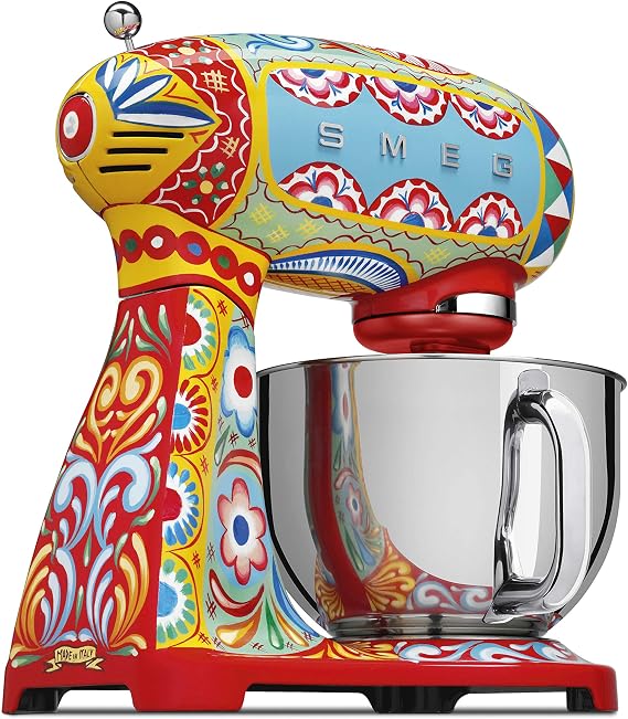 Smeg SMF03DGUS - 5-Qt. Stand Mixer - Retro Style, Sicily Is My Love, Limited Edition