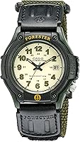 Vista 7 de Casio FT500WC Series Men's Analog Watch 100 Meter Water Resistance LED Light Date Display Leather/Cloth Band Regular Time Keeping