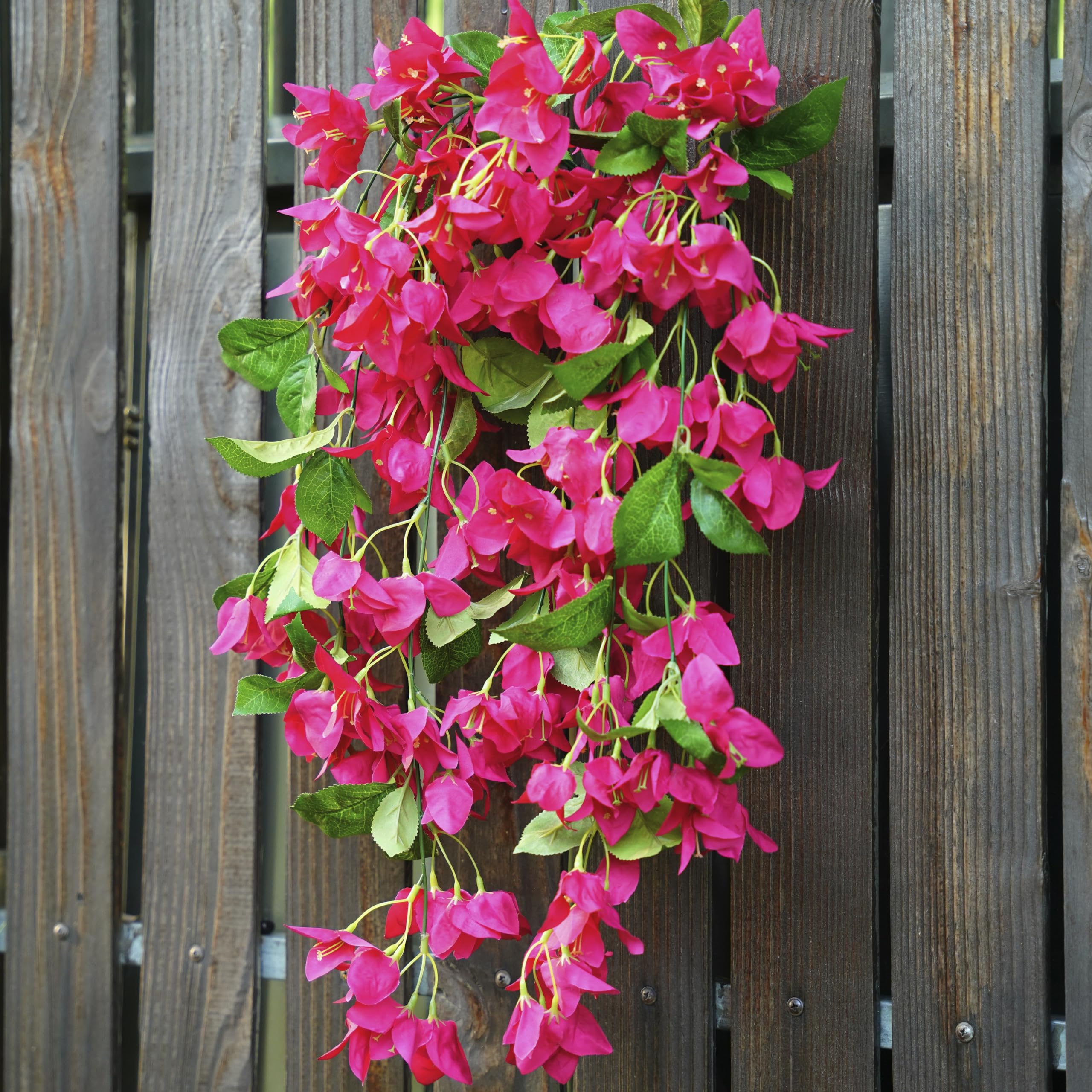 SOMYTING 6 Künstliche Hängepflanzen - 76cm, UV-beständig Für Balkon & Garten