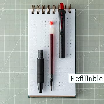 Pilot G2 Edge Red Pens, Premium Gel Roller Pens, Sensory Writing Experience, 12ct box, Fine Point 0.7 mm