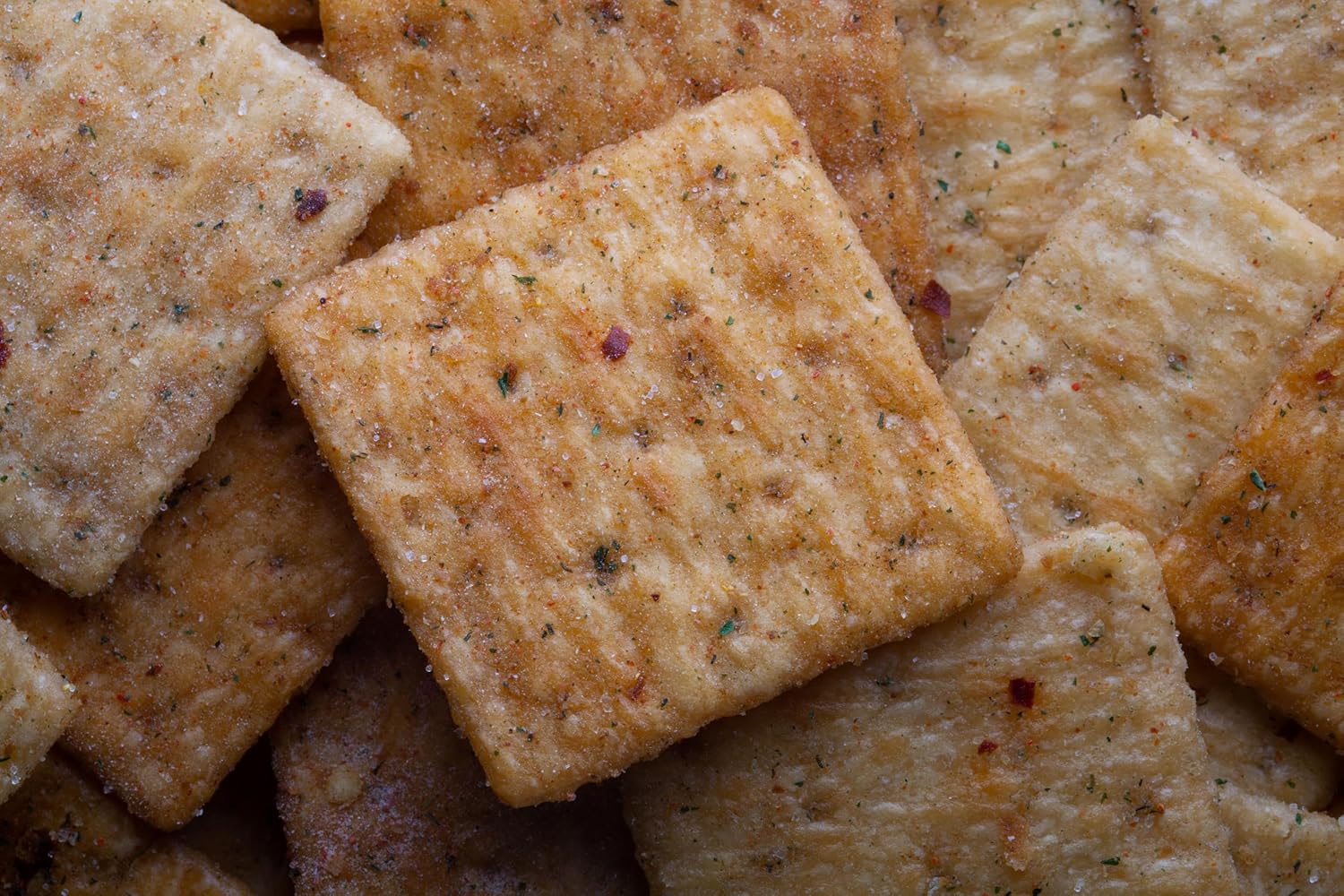 Sherman's Tennessee Hot Crackers, Fiesta. 4 pack. (6oz each), Spicy Snack Crackers.