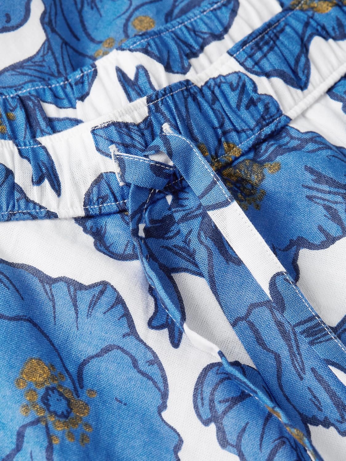 Tommy Hilfiger Women's Cotton Pull on Midi Skirt with Drawstring Waist and Pockets