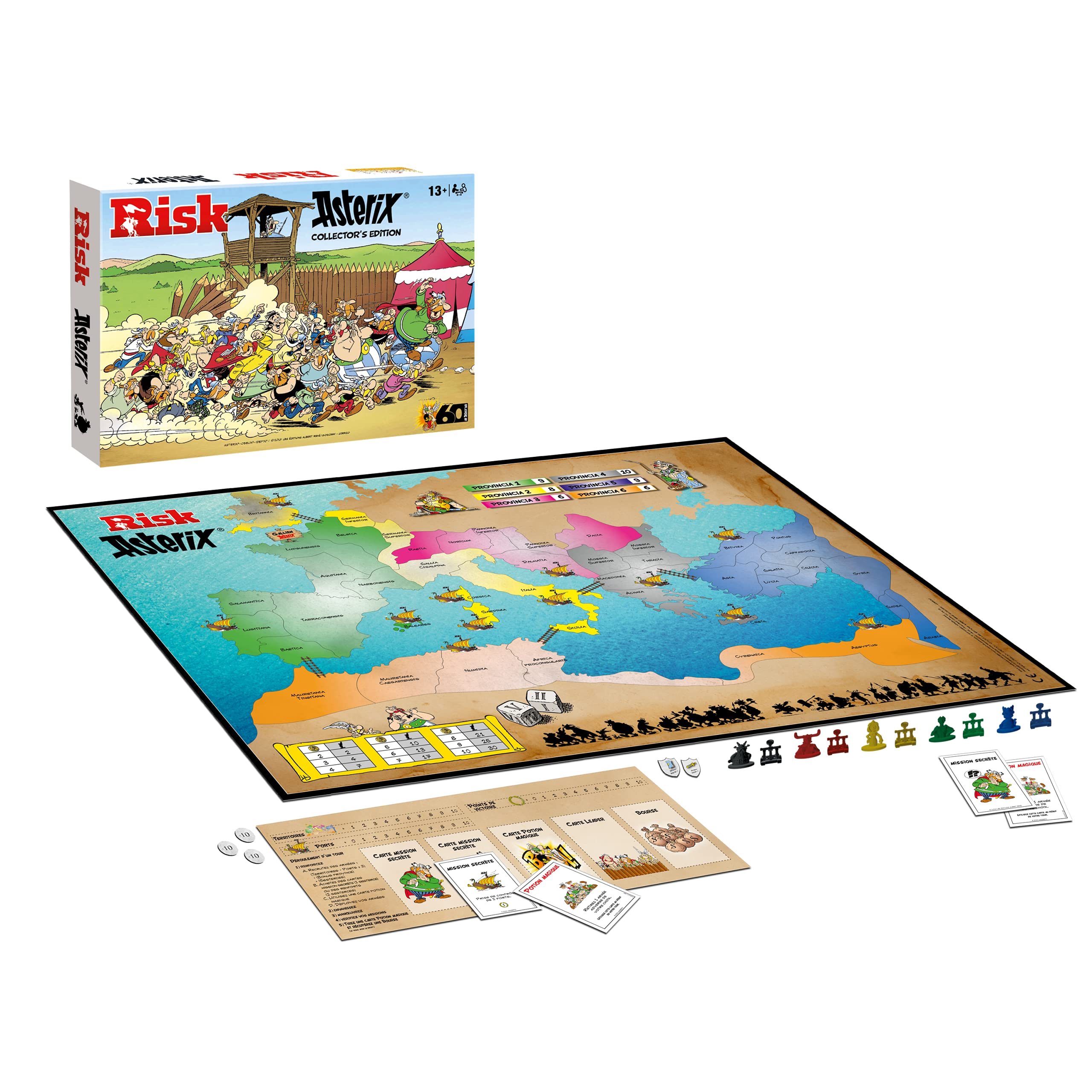 Winning Moves - Risk Asterix – Gesellschaftsspiel – französische Version