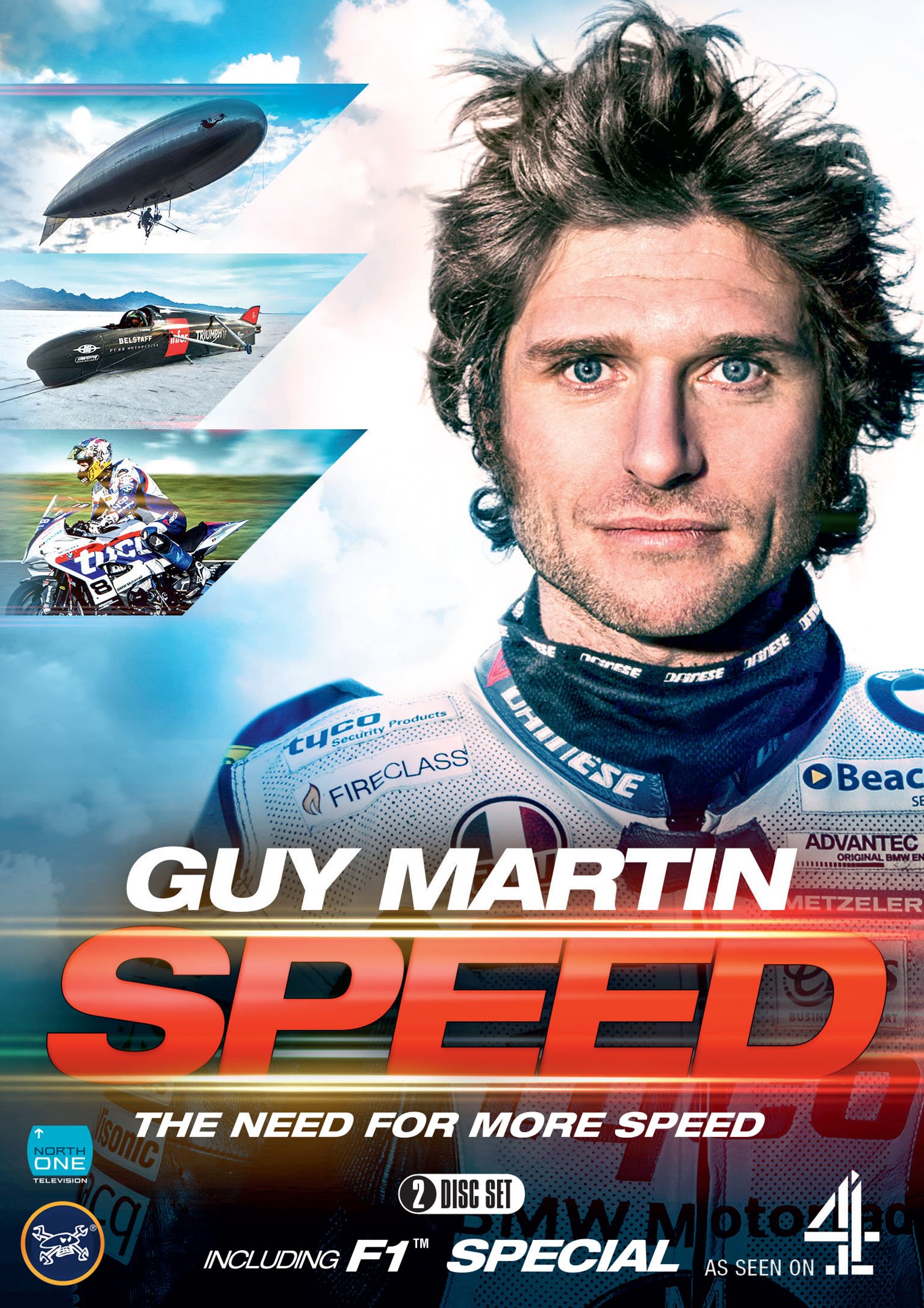 GUY MARTIN THE NEED FOR MORE SPEED DVD IN GWC + F1 SPECIAL 2 DISC #250