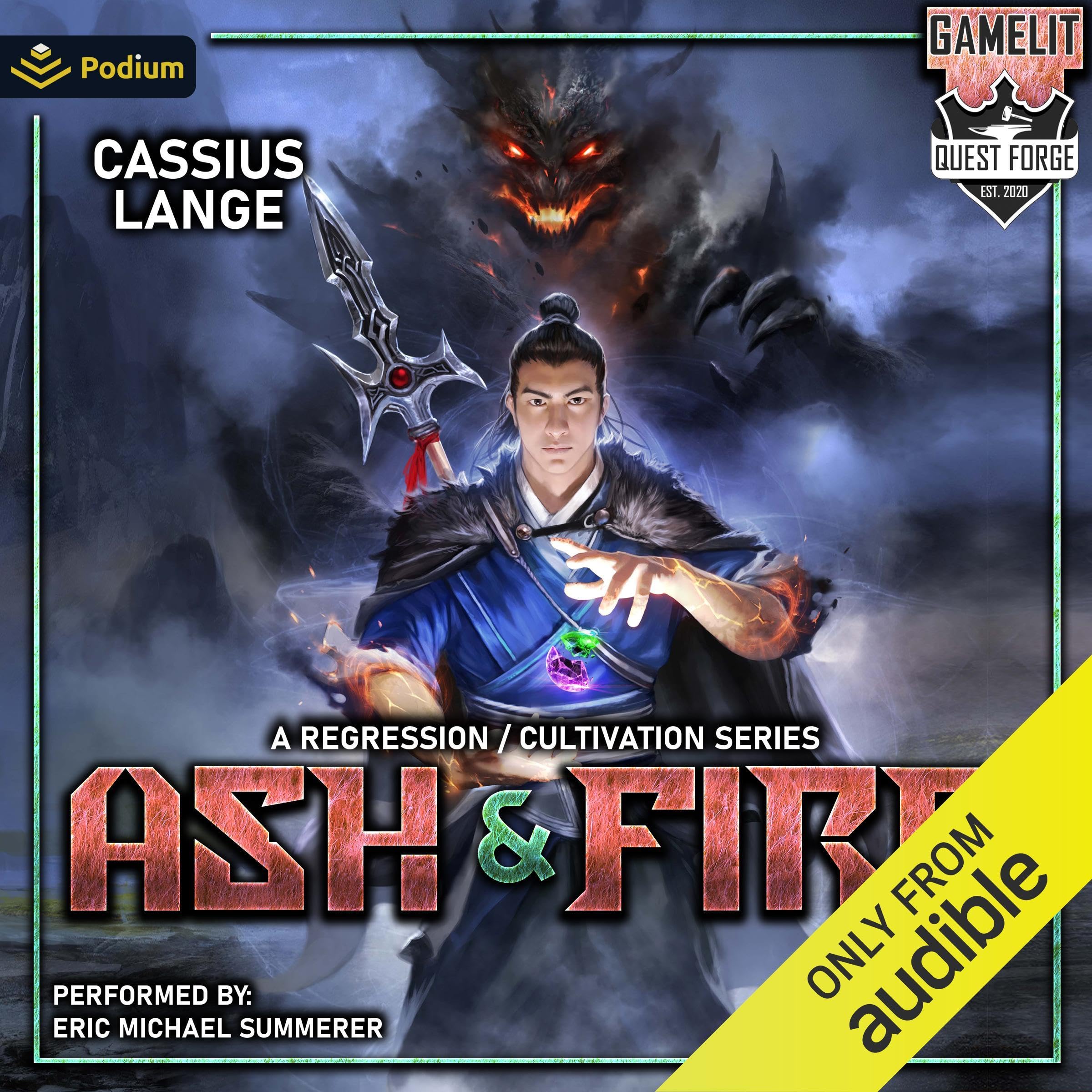 Cover art for Ash and Fire