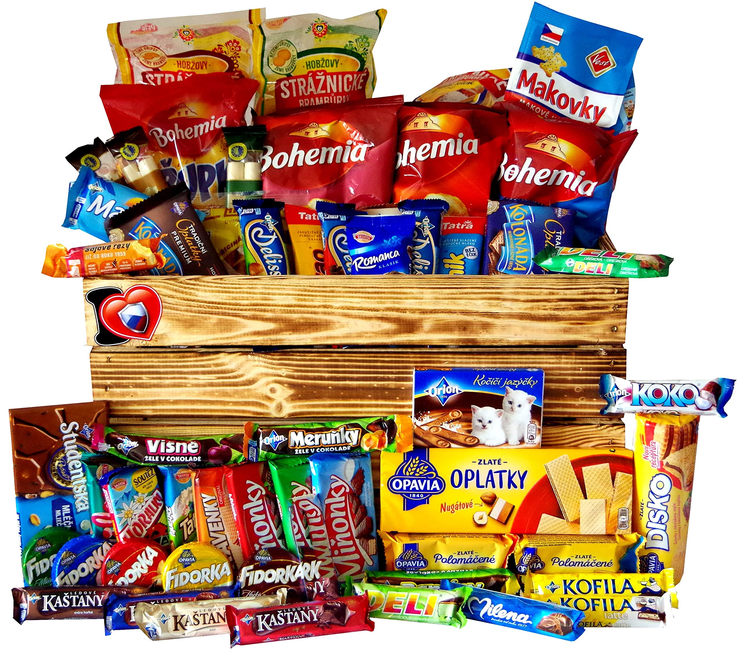 República Checa Dulce & Salado Snack Box Original Chequia Food de gran tamaño