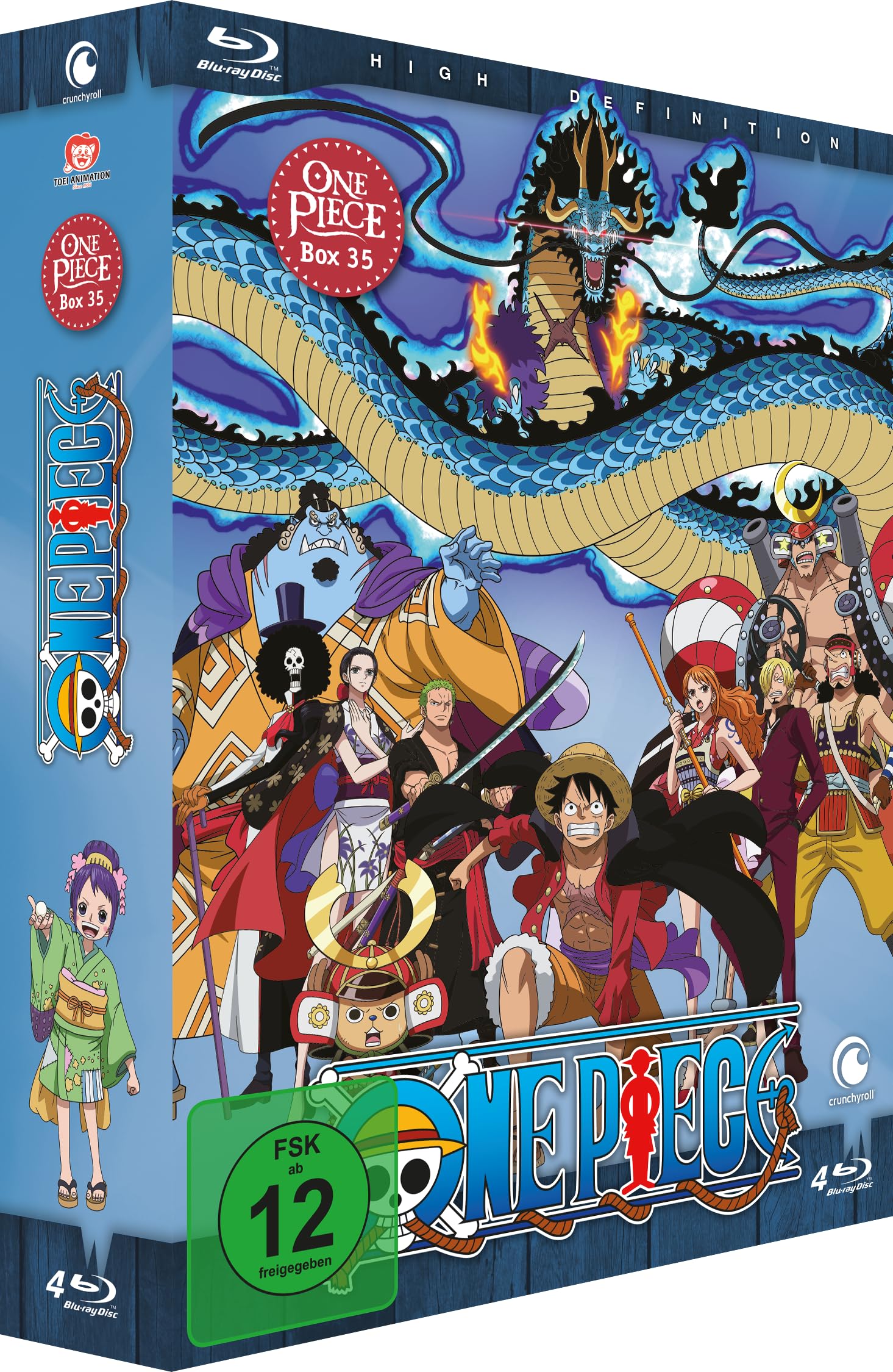 Crunchyroll Blu-ray Box Set – TV-Serie – Box 35 (Episoden 1.001 - 1.025) [4 Blu-rays]