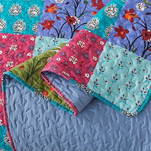 Miniatura 5 de SLPR Silent Reverie - Juego de edredón Queen de 3 piezas (edredón rústico con 2 fundas) ropa de cama Queen acolchada y ligera, juego de cama de