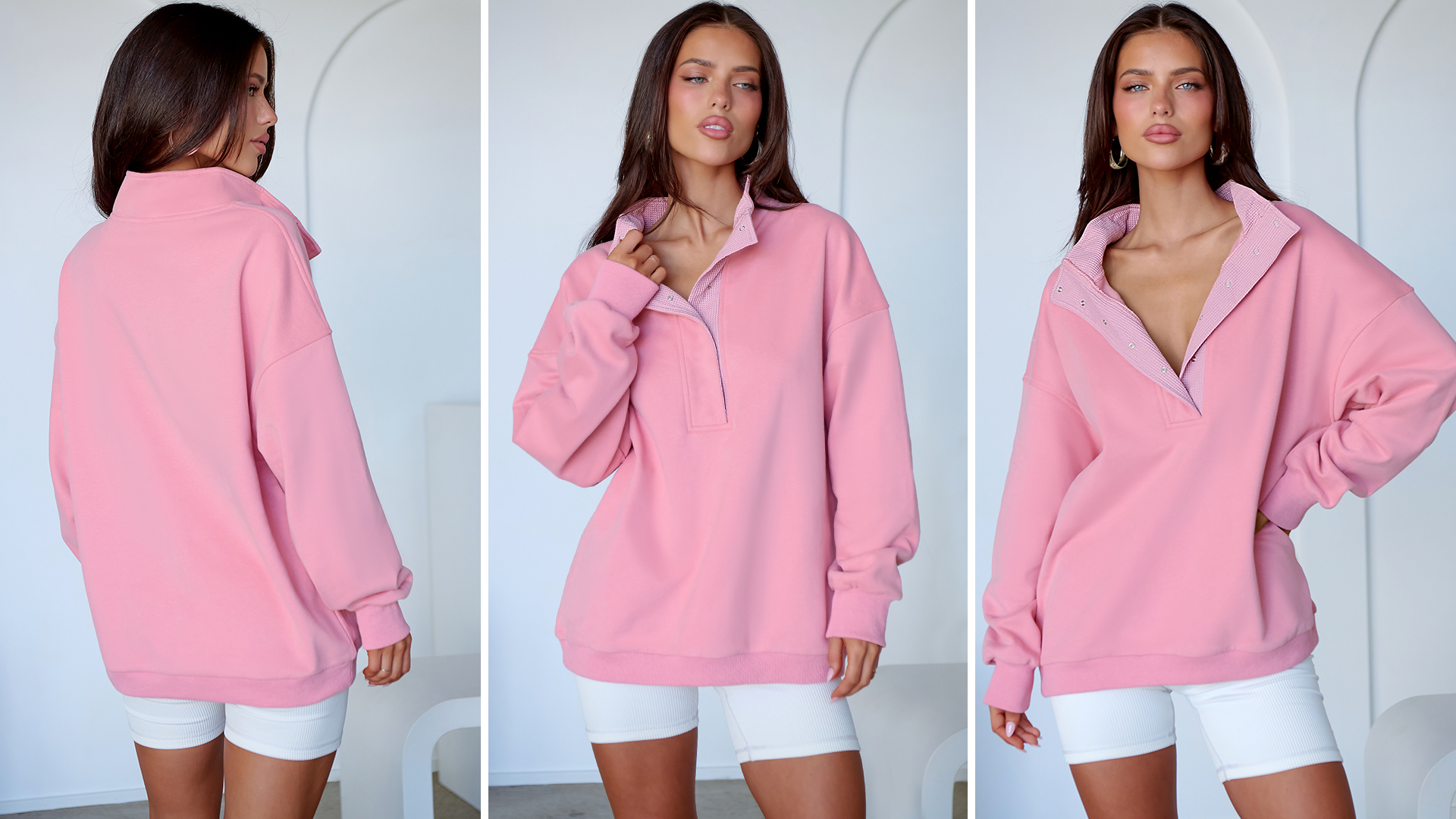 Amazon.com: ANRABESS Womens Oversized Sweatshirt Long Sleeve