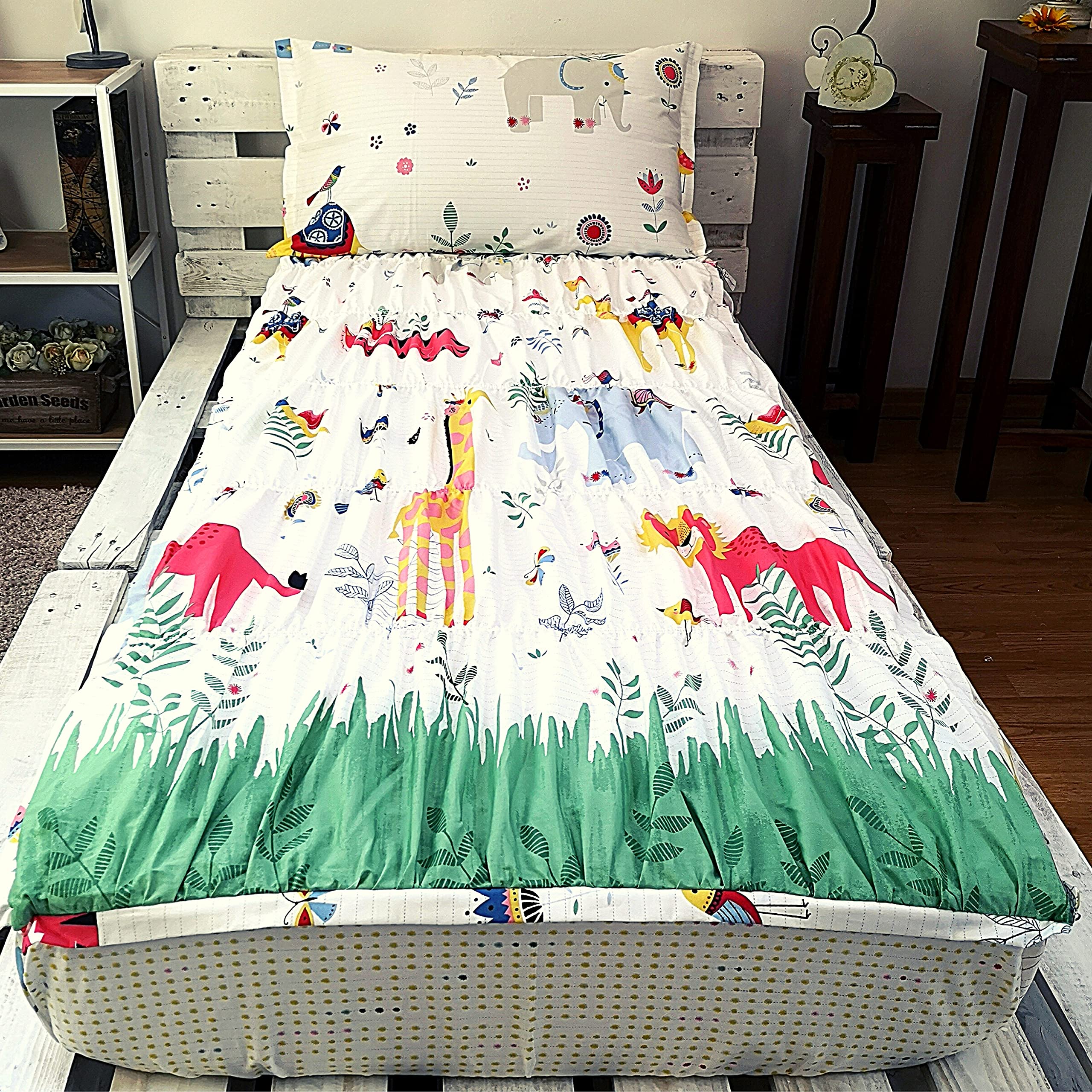 Zip&Dream, Set da letto completo, Family, Puro - Rosa Cipria